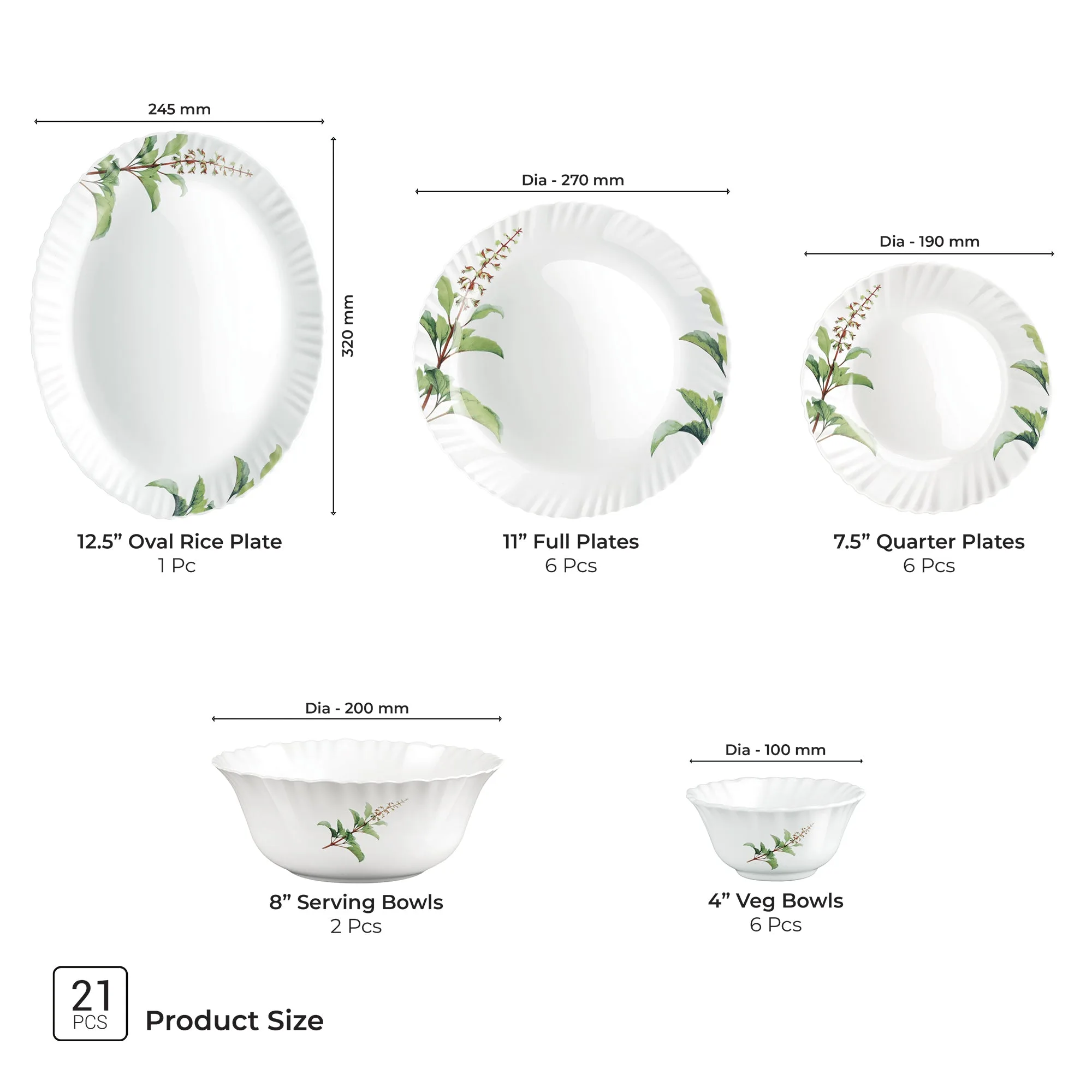 Aurelia Collection Dinner Set - SAVIRA - Image 15