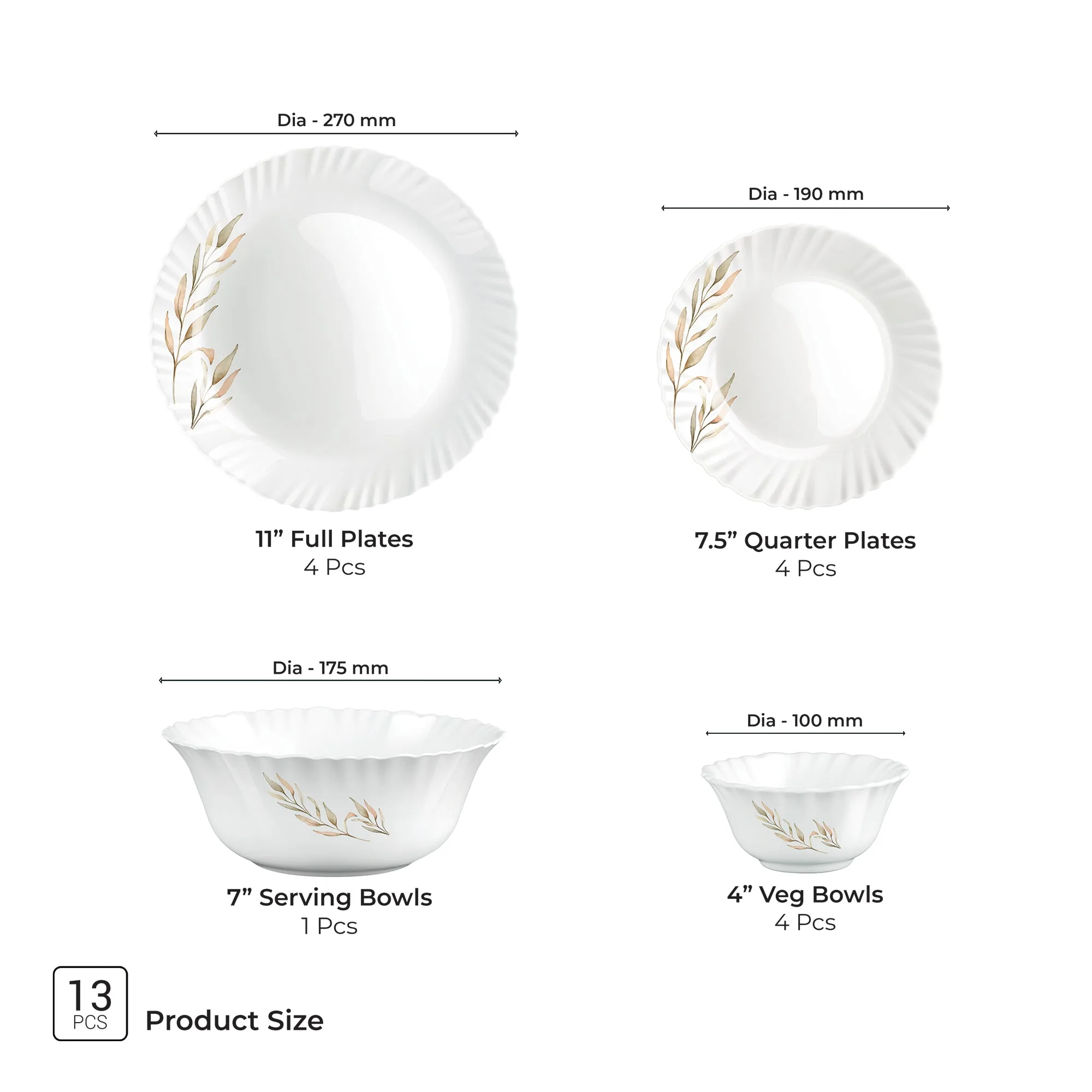 Aurelia Collection Dinner Set - SELENE - Image 13