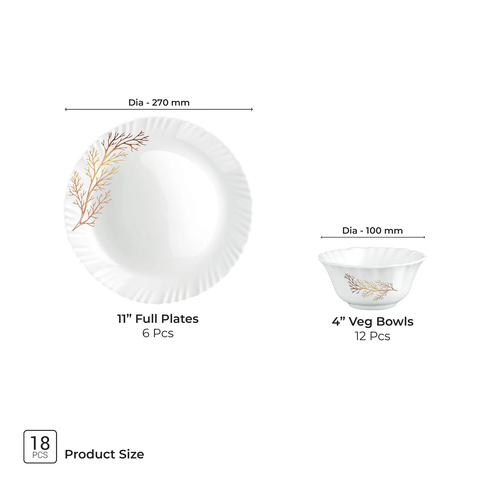 Aurelia Collection Dinner Set - SILVIA - Image 14