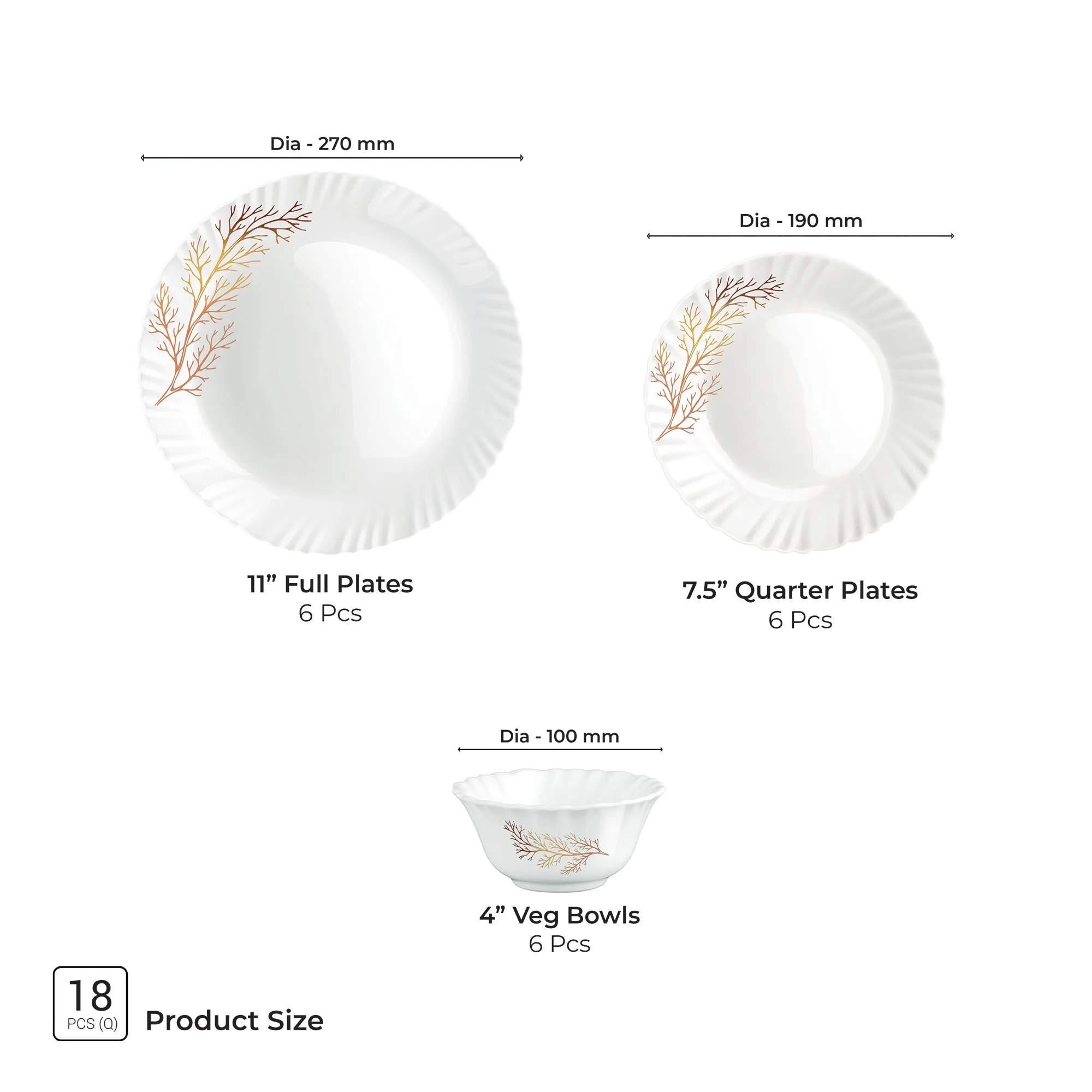 Aurelia Collection Dinner Set - SILVIA - Image 15