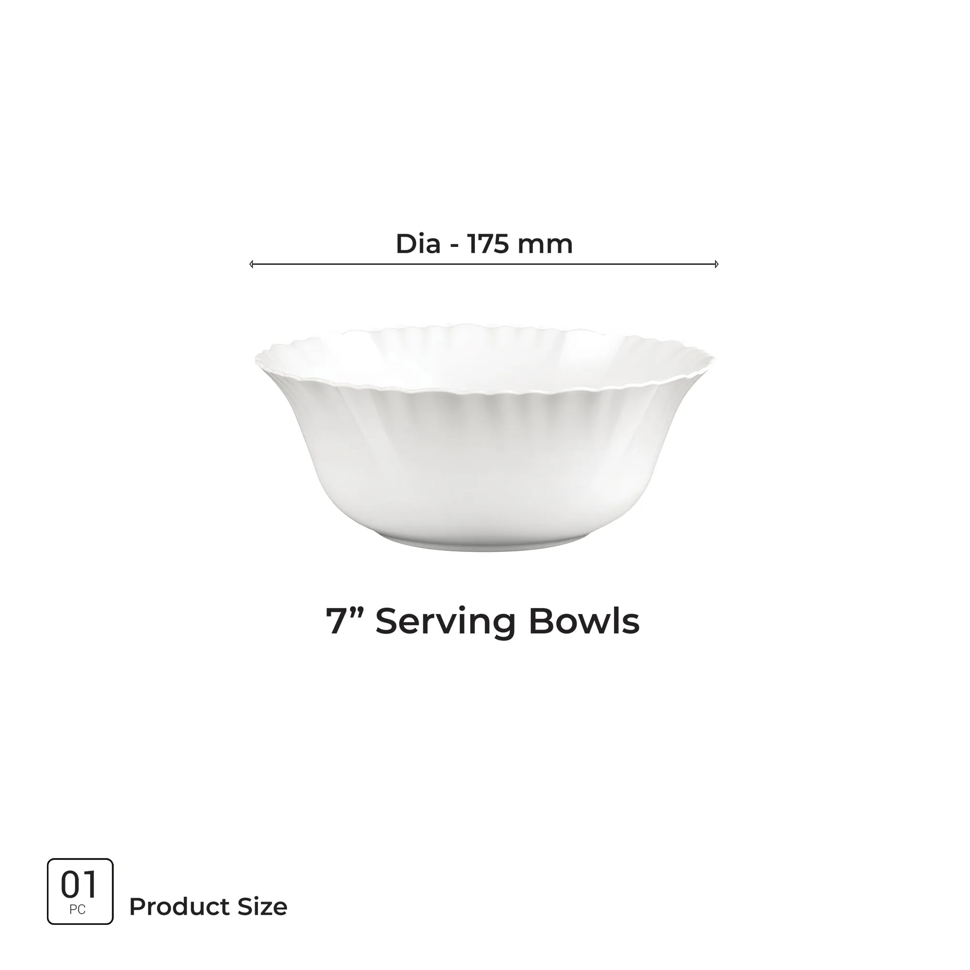 Aurelia Collection Serving Bowl 1 Pc - (Treo by Milton) - Image 2