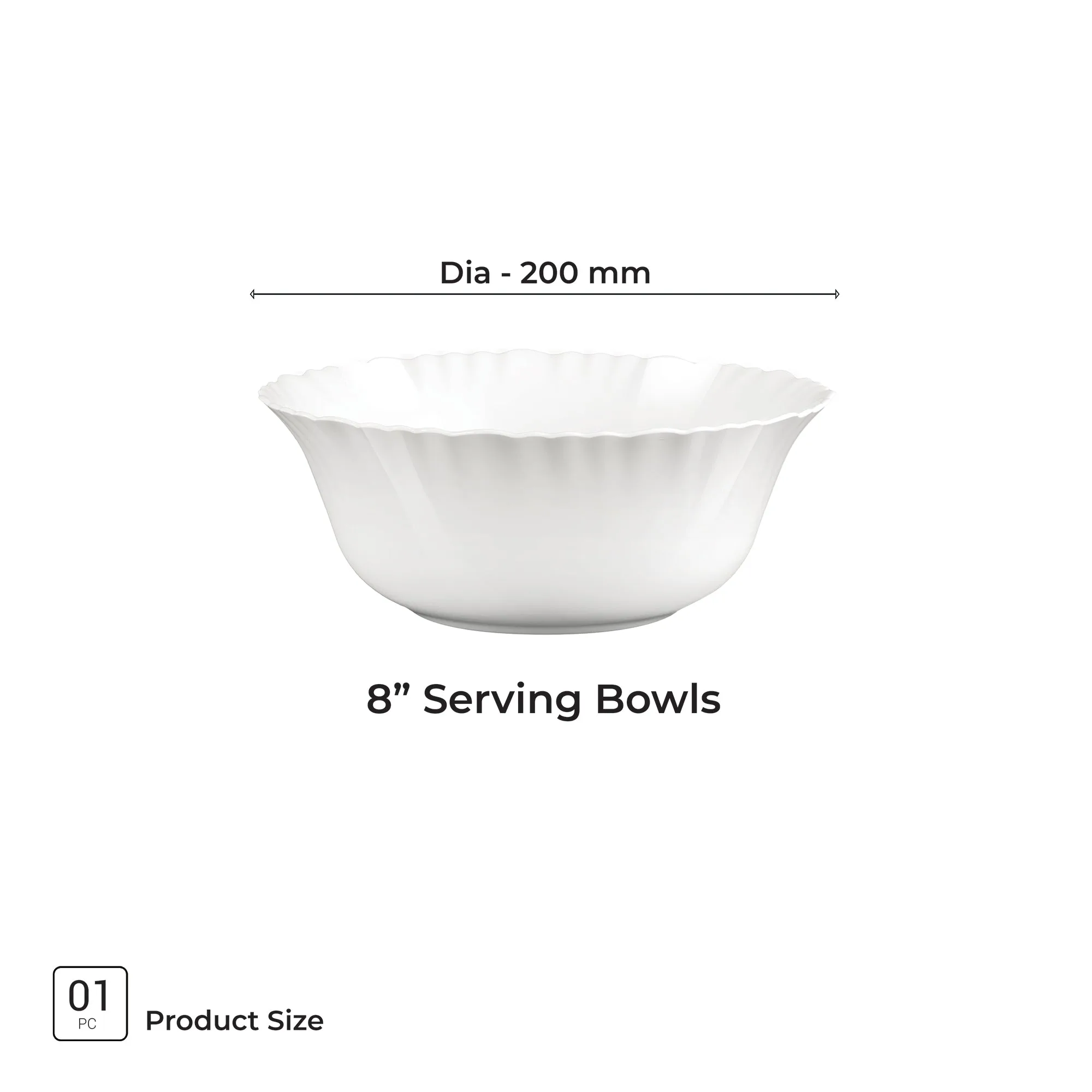 Aurelia Collection Serving Bowl 1 Pc - (Treo by Milton) - Image 5