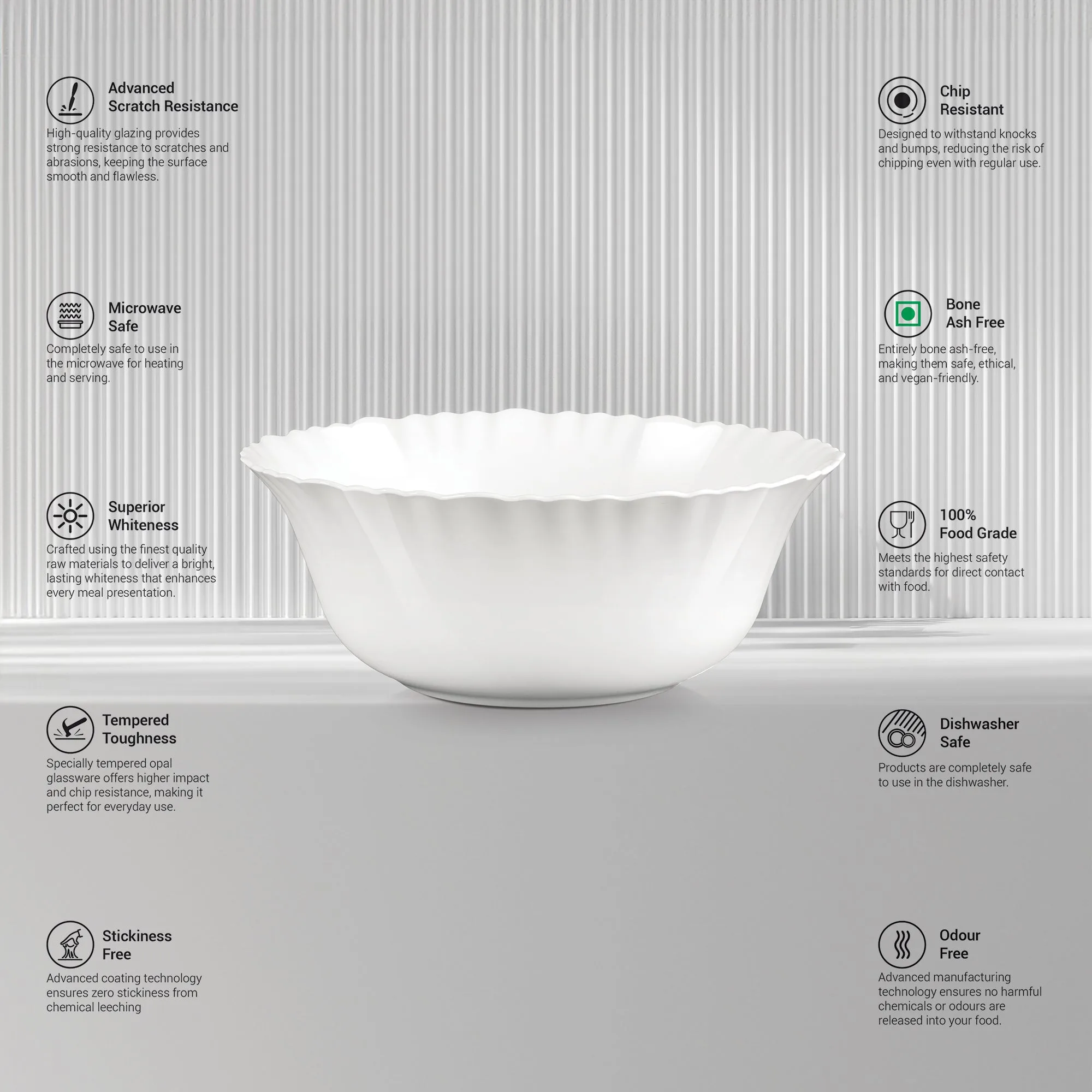 Aurelia Collection Serving Bowl 1 Pc - (Treo by Milton) - Image 7