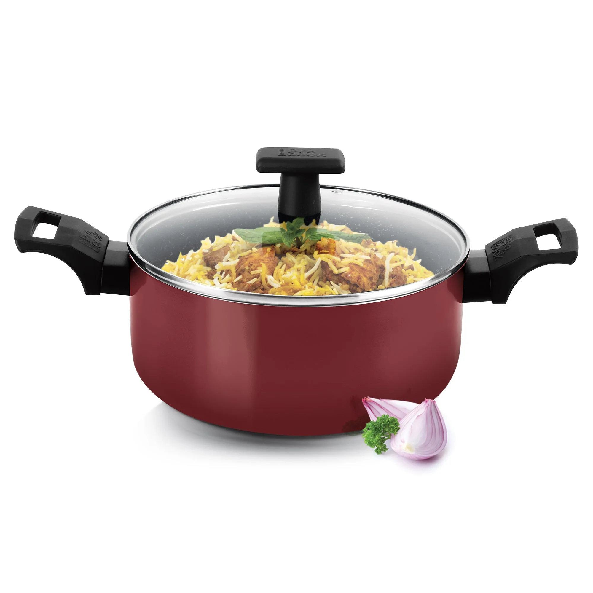 Biryani Pot With Glass Lid Granito Induction (Milton Procook) - Image 5