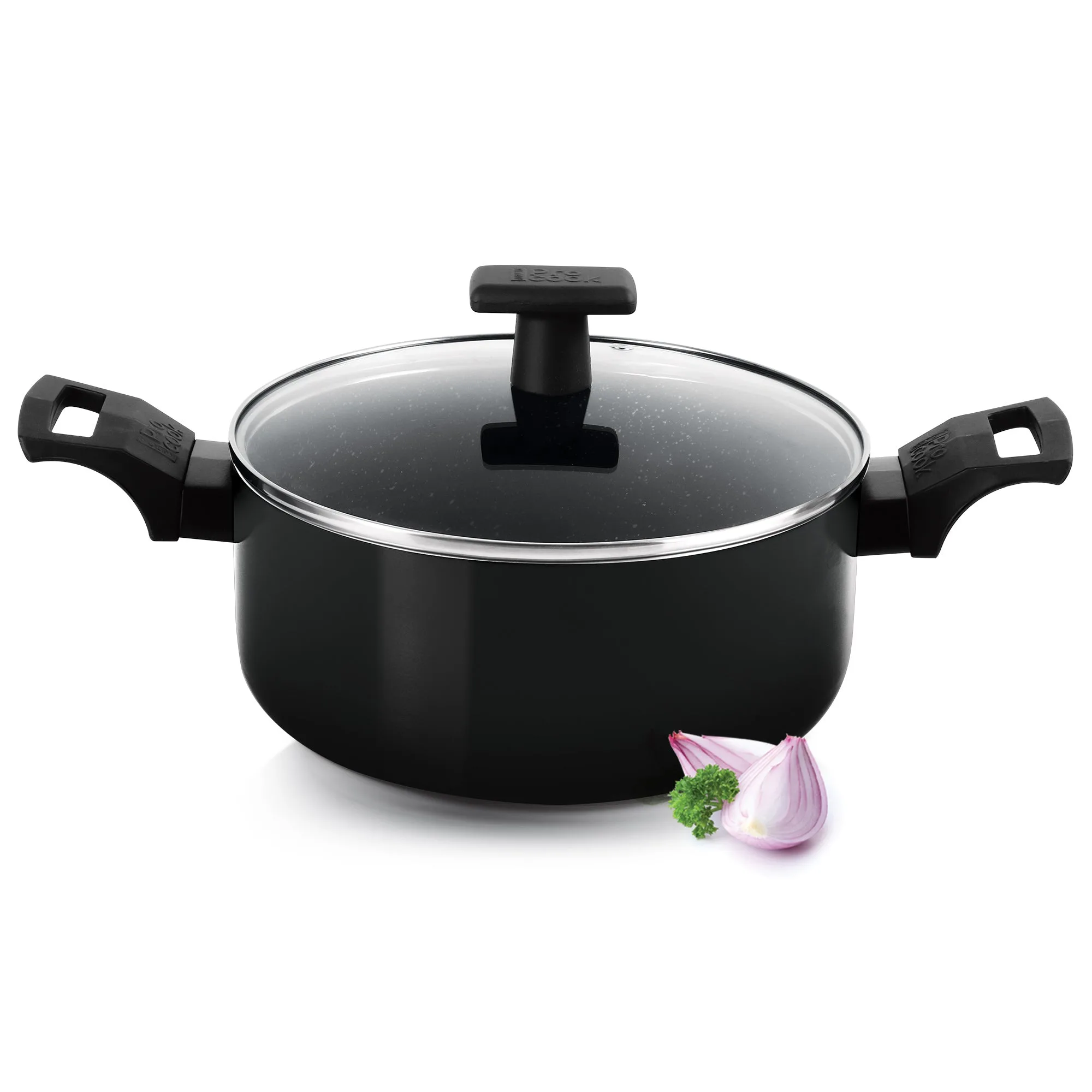 Biryani Pot With Glass Lid Granito Induction (Milton Procook) - Image 6