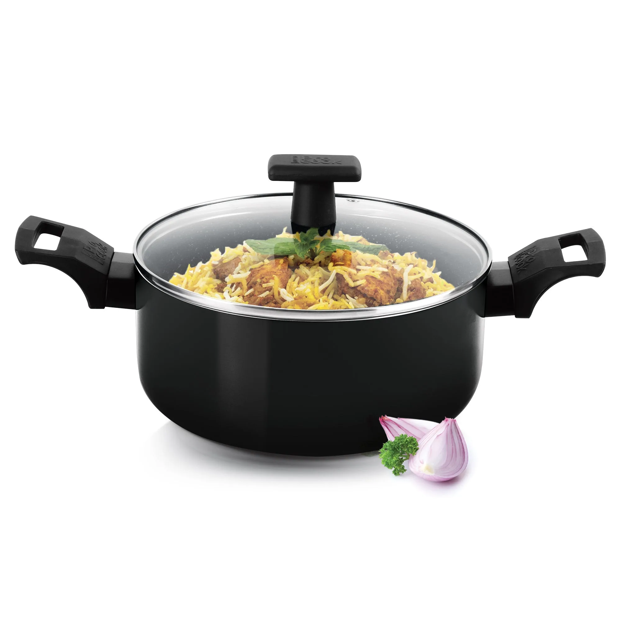 Biryani Pot With Glass Lid Granito Induction (Milton Procook) - Image 7