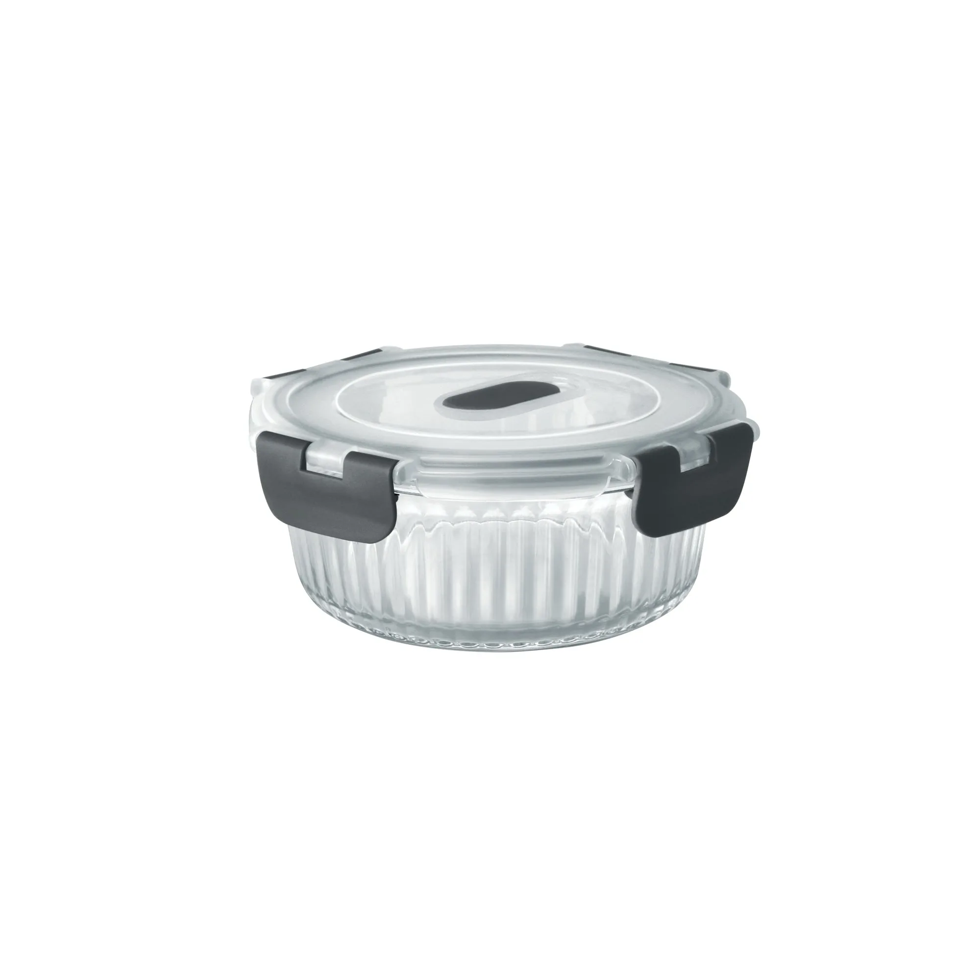 Borosilicate Clip Fresh Rib Round Container (Treo by Milton) - Image 3