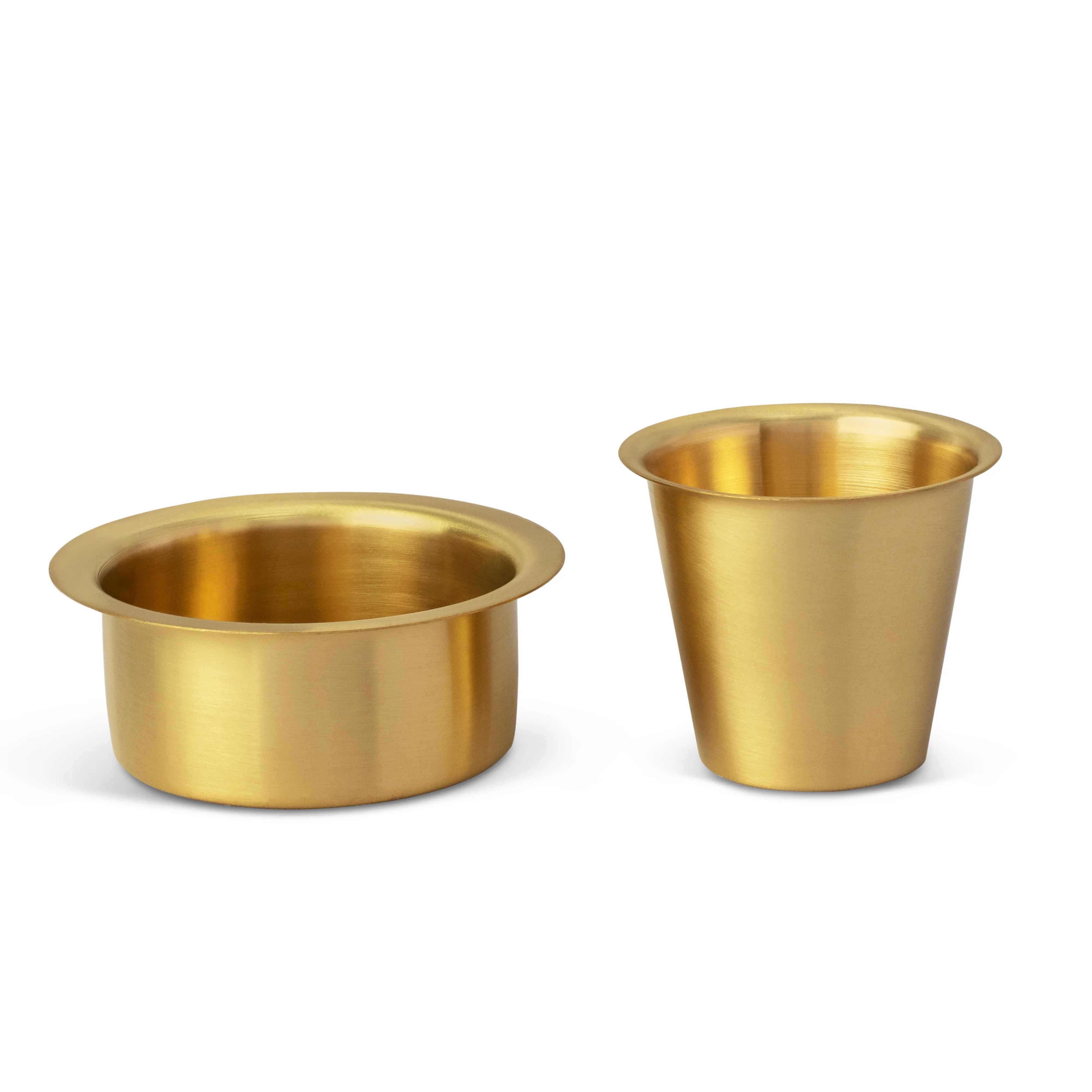Brass Dabara Tumbler Set of 4 (Milton Concepts) - Image 5
