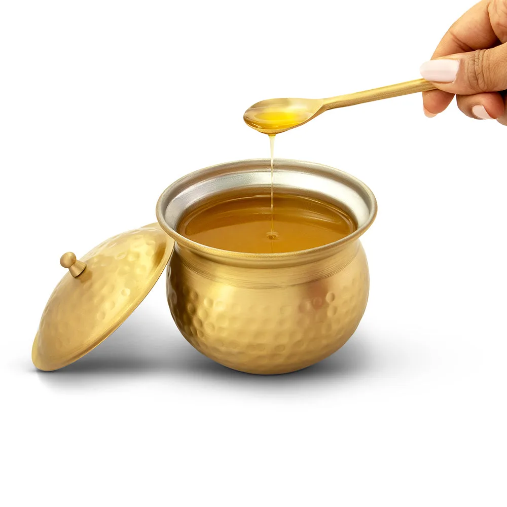 Brass Ghee Pot (Milton Concepts) - Image 3