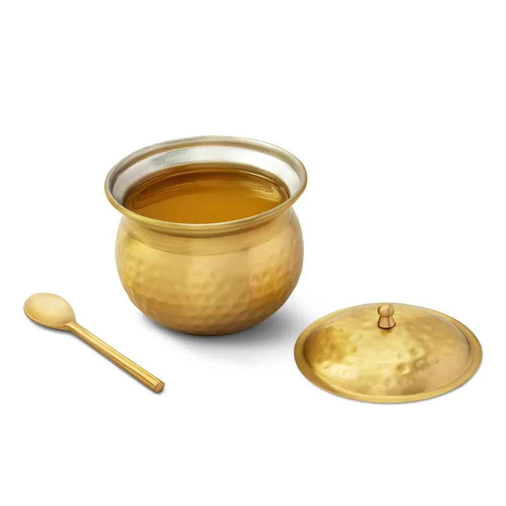 Brass Ghee Pot (Milton Concepts) - Image 7