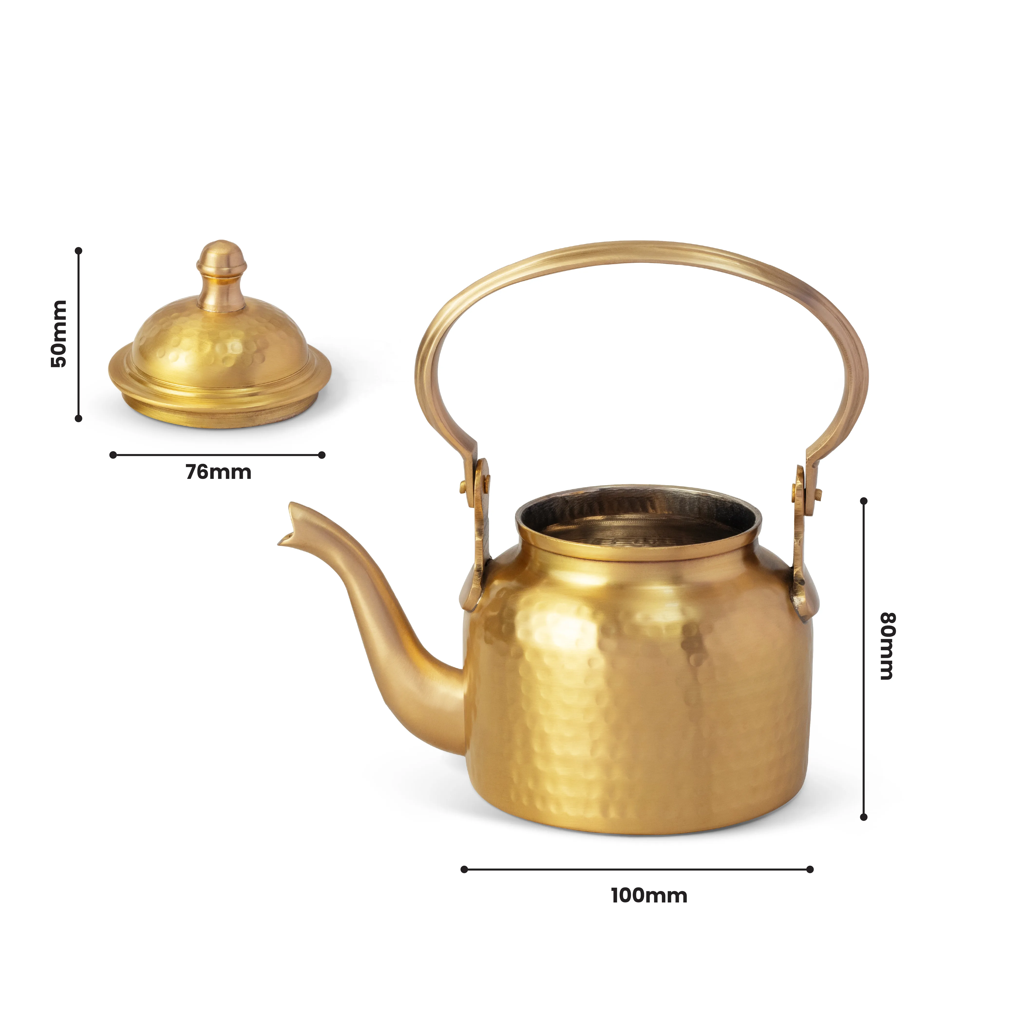Brass Tea Kettle (Milton Concepts) - Image 4