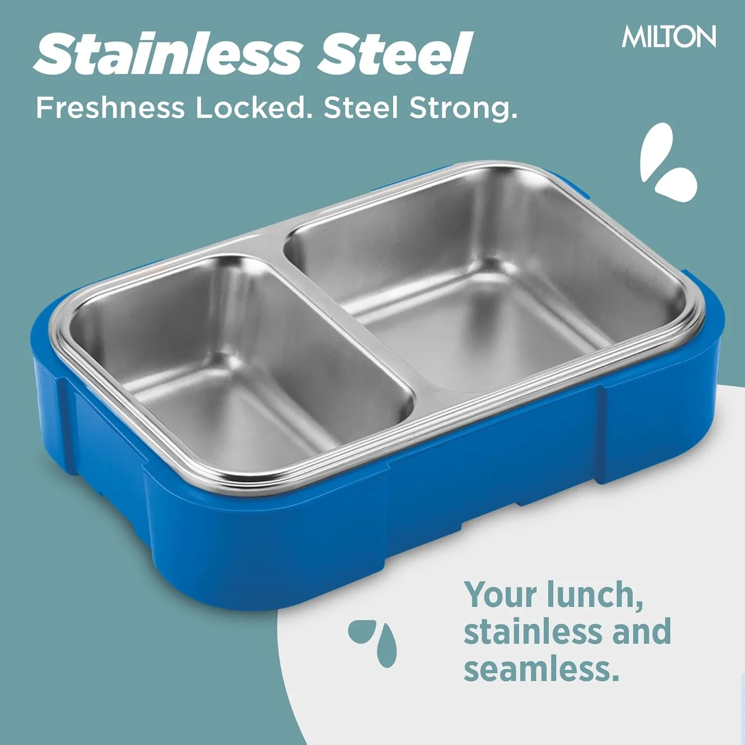 Bravo 2 Steel Thermoware Lunchbox (Milton) - Image 17