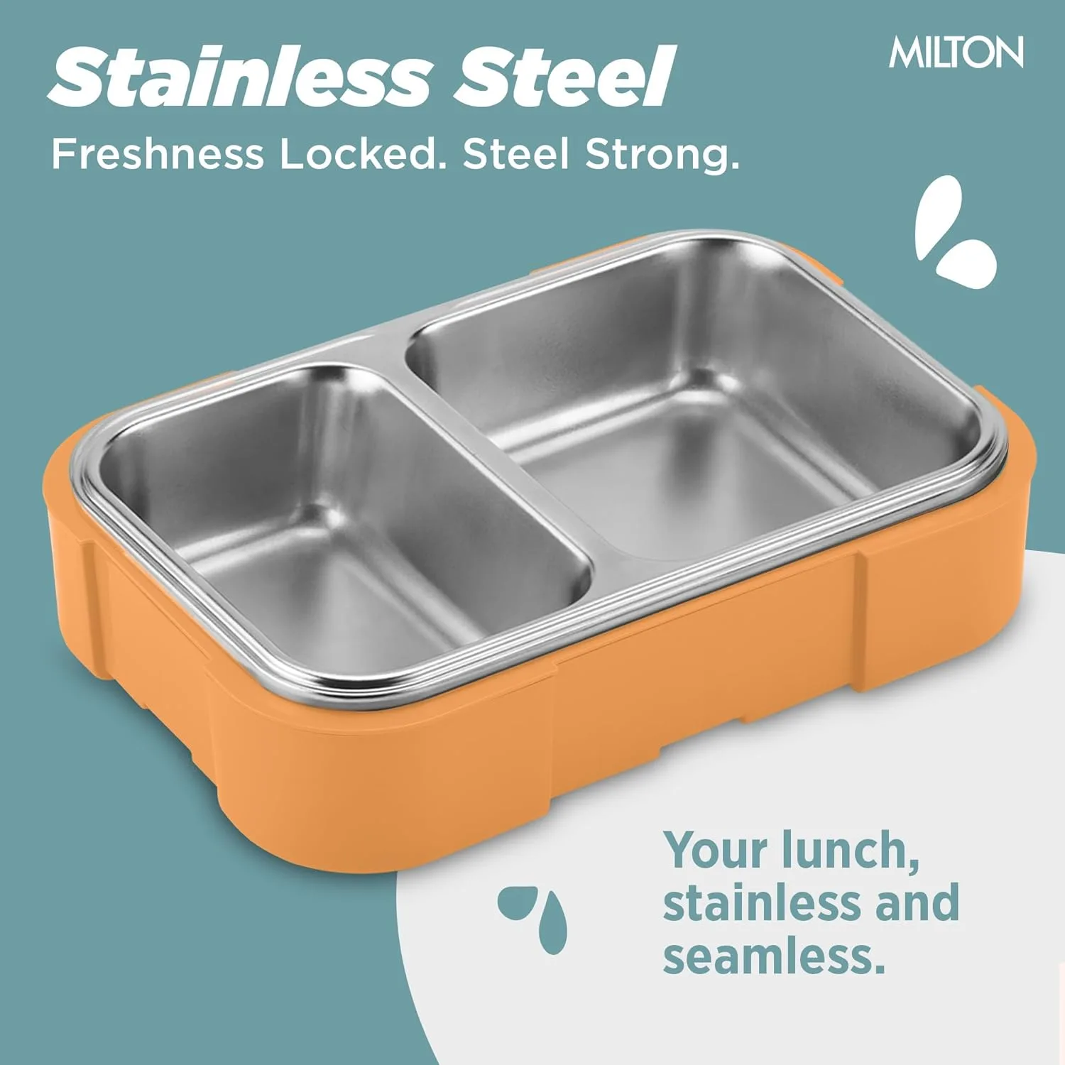Bravo 2 Steel Thermoware Lunchbox (Milton) - Image 24