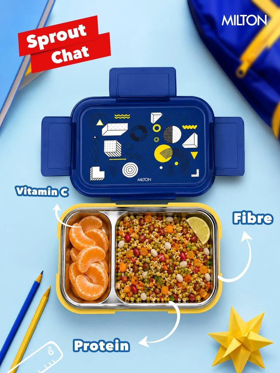 Bravo 2 Steel Thermoware Lunchbox (Milton) - Image 27