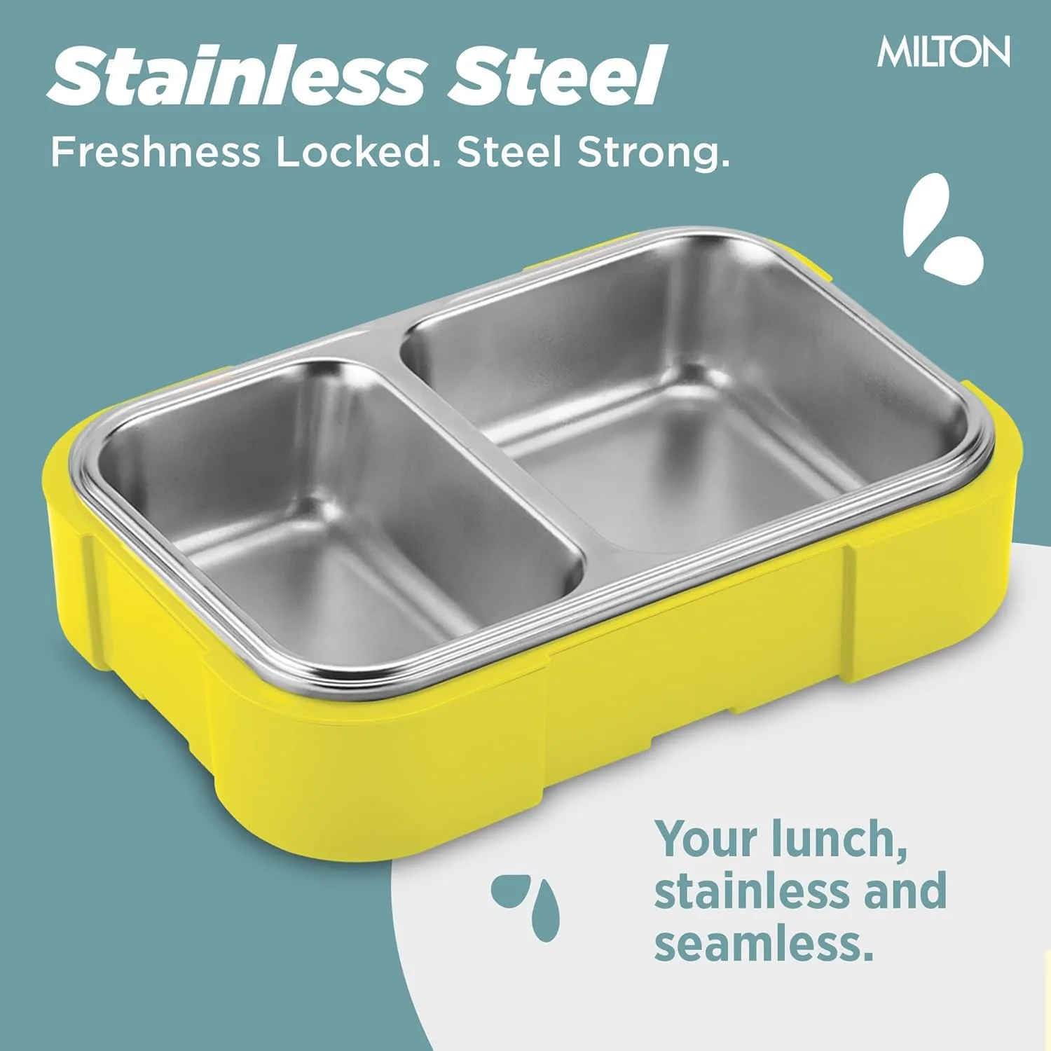 Bravo 2 Steel Thermoware Lunchbox (Milton) - Image 34