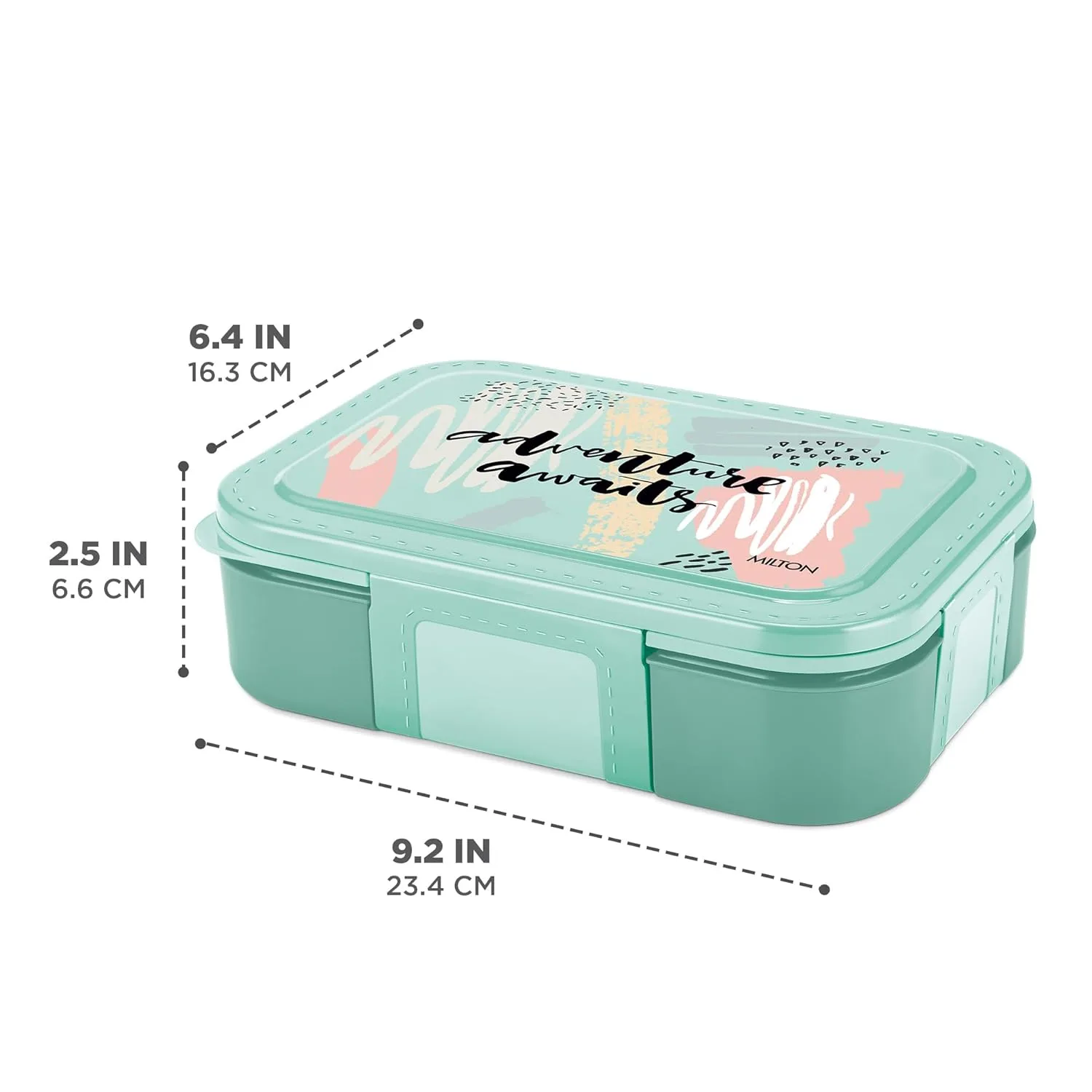 Bravo 2 Steel Thermoware Lunchbox (Milton) - Image 7