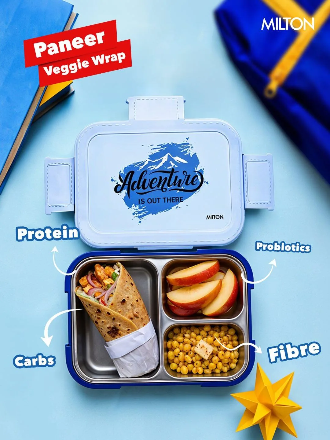 Bravo 3 Steel Thermoware Lunchbox (Milton) - Image 23