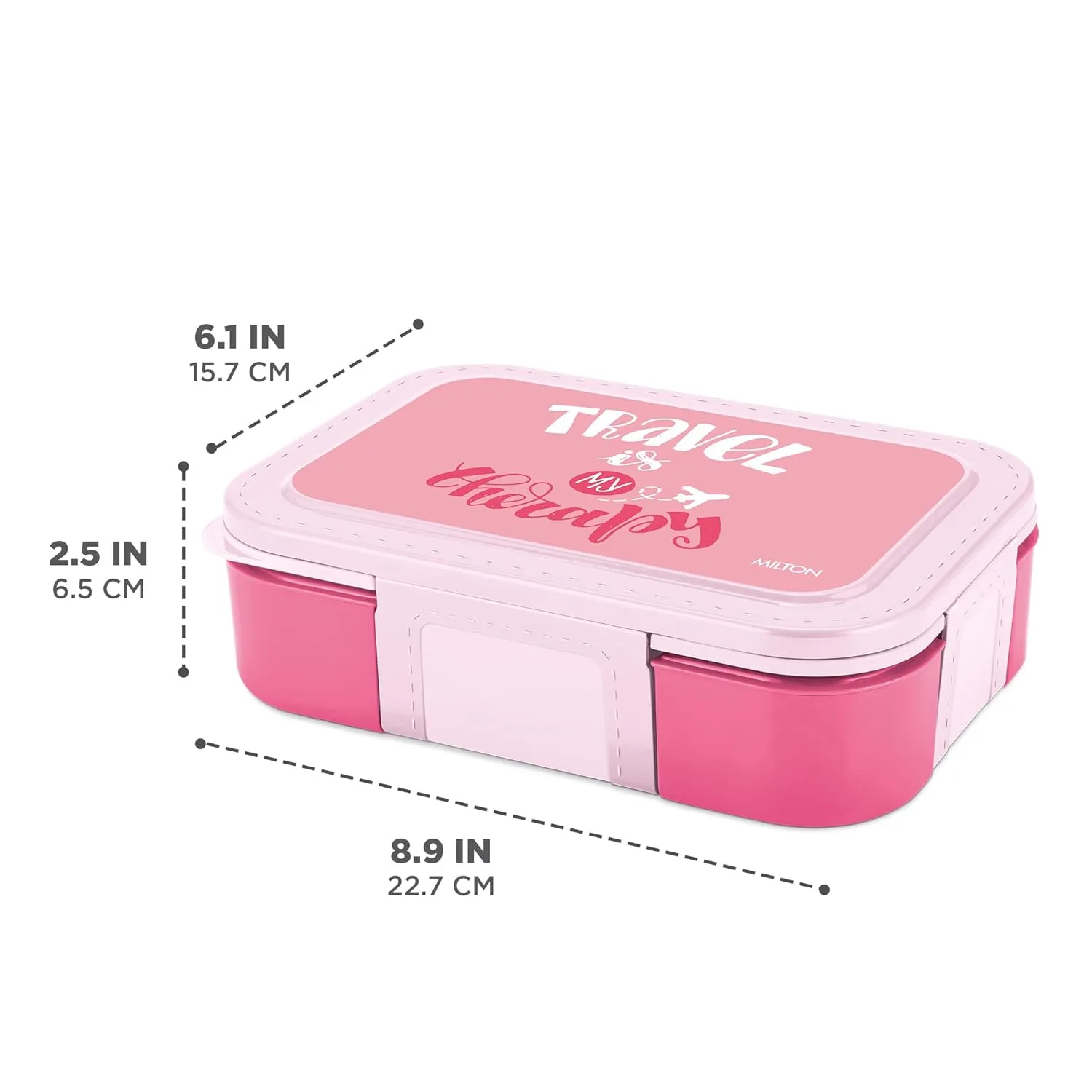 Bravo 3 Steel Thermoware Lunchbox (Milton) - Image 35