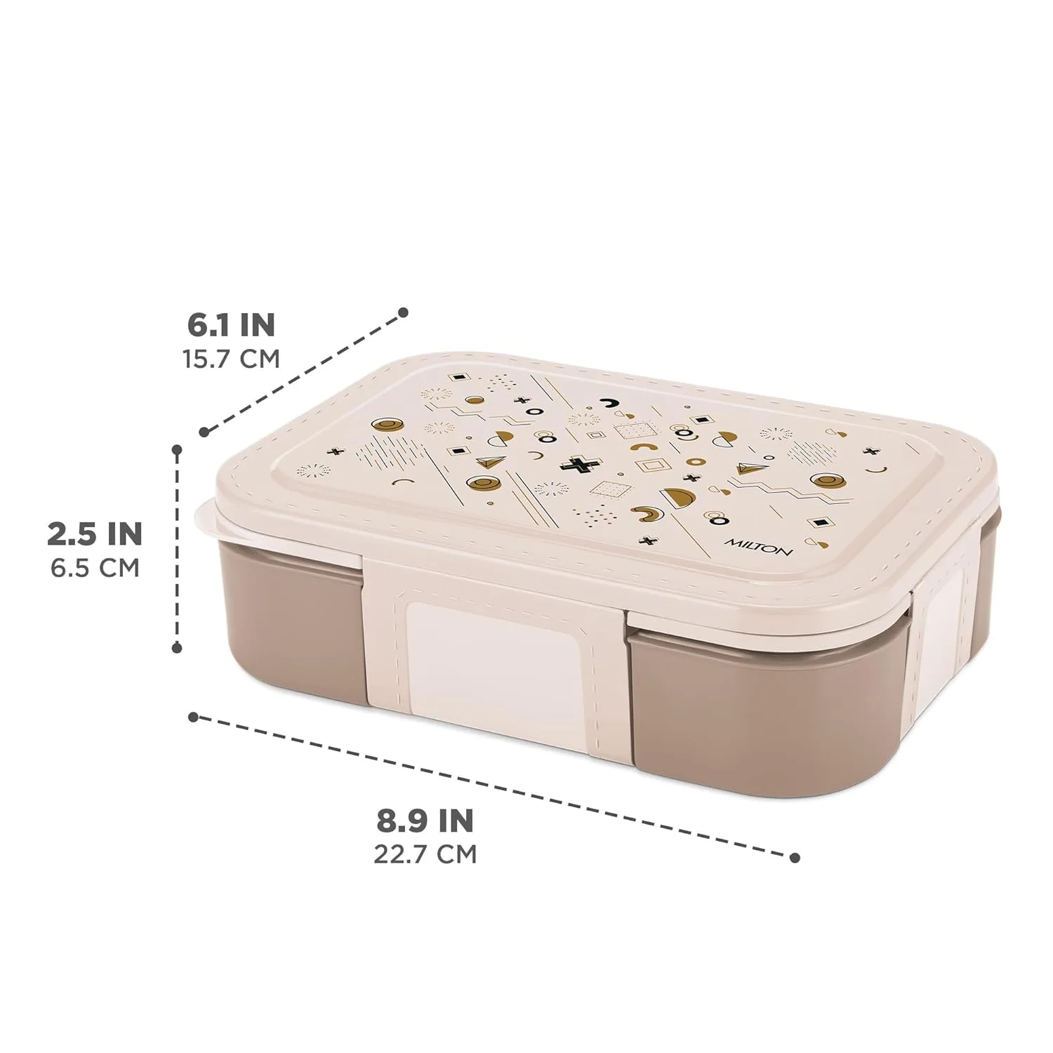 Bravo 3 Steel Thermoware Lunchbox (Milton) - Image 9