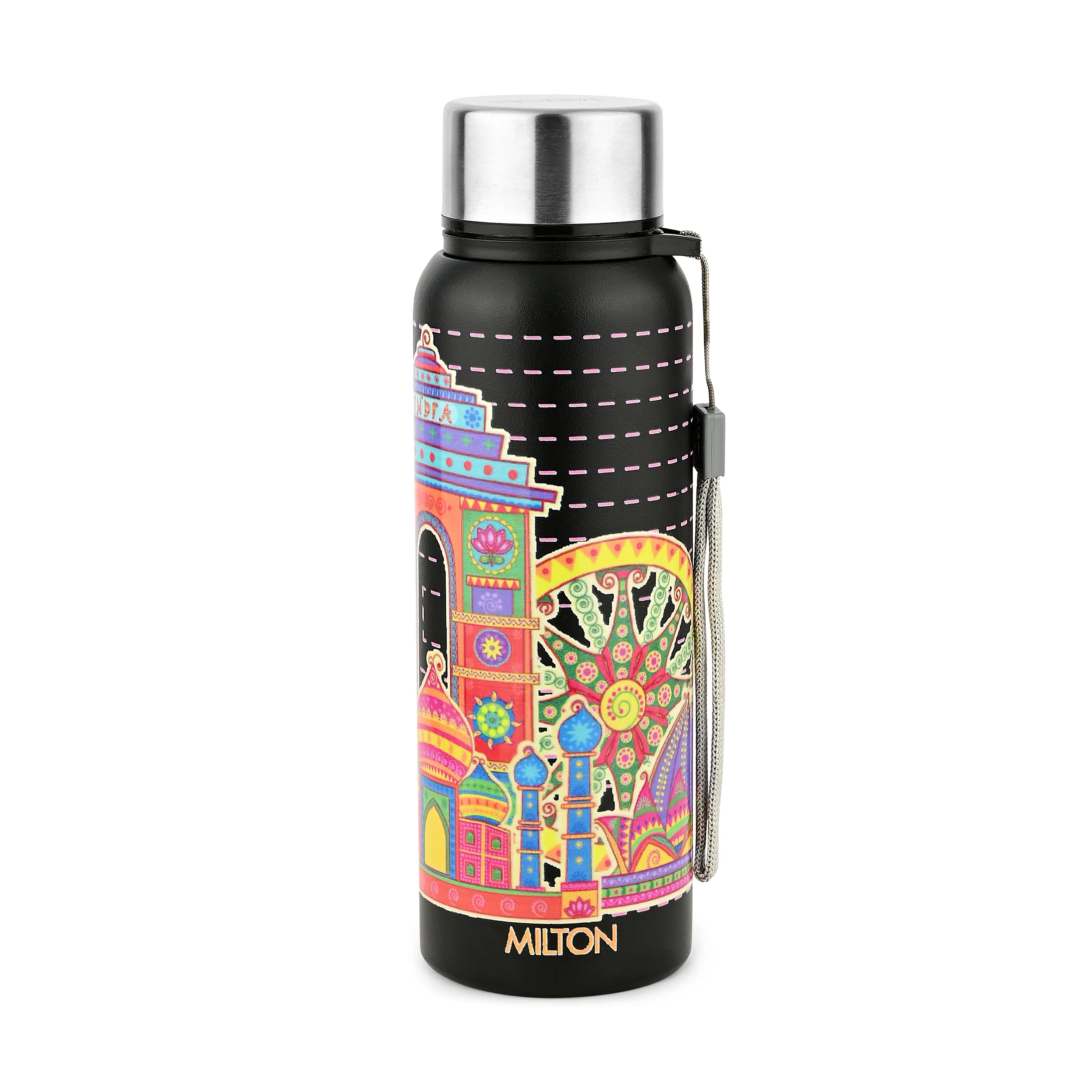 Brim Indiart 3D Printed Stainless Steel Bottle (Milton) - Image 2