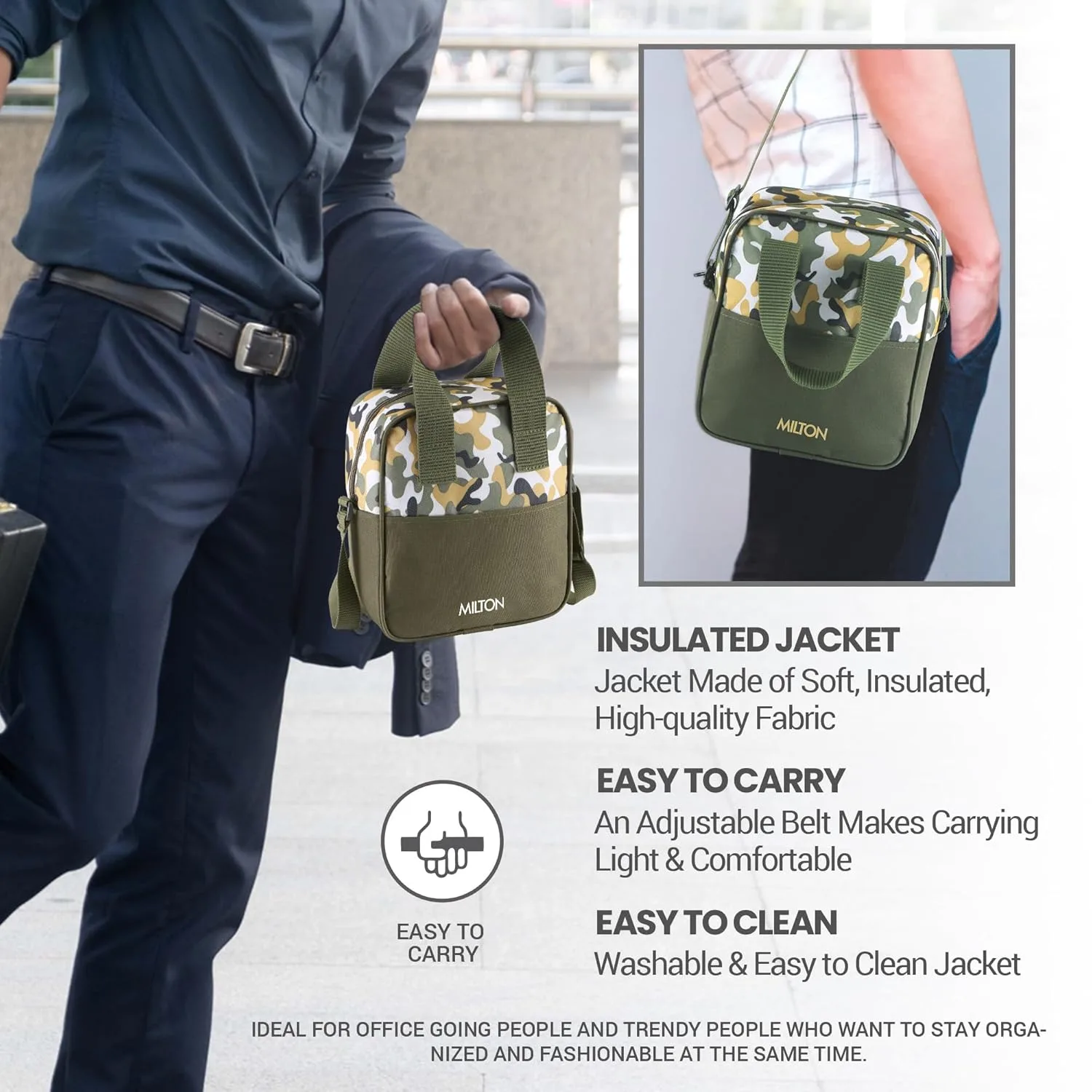 Camo Feast Stainless Steel Tiffin (Milton) - Image 4