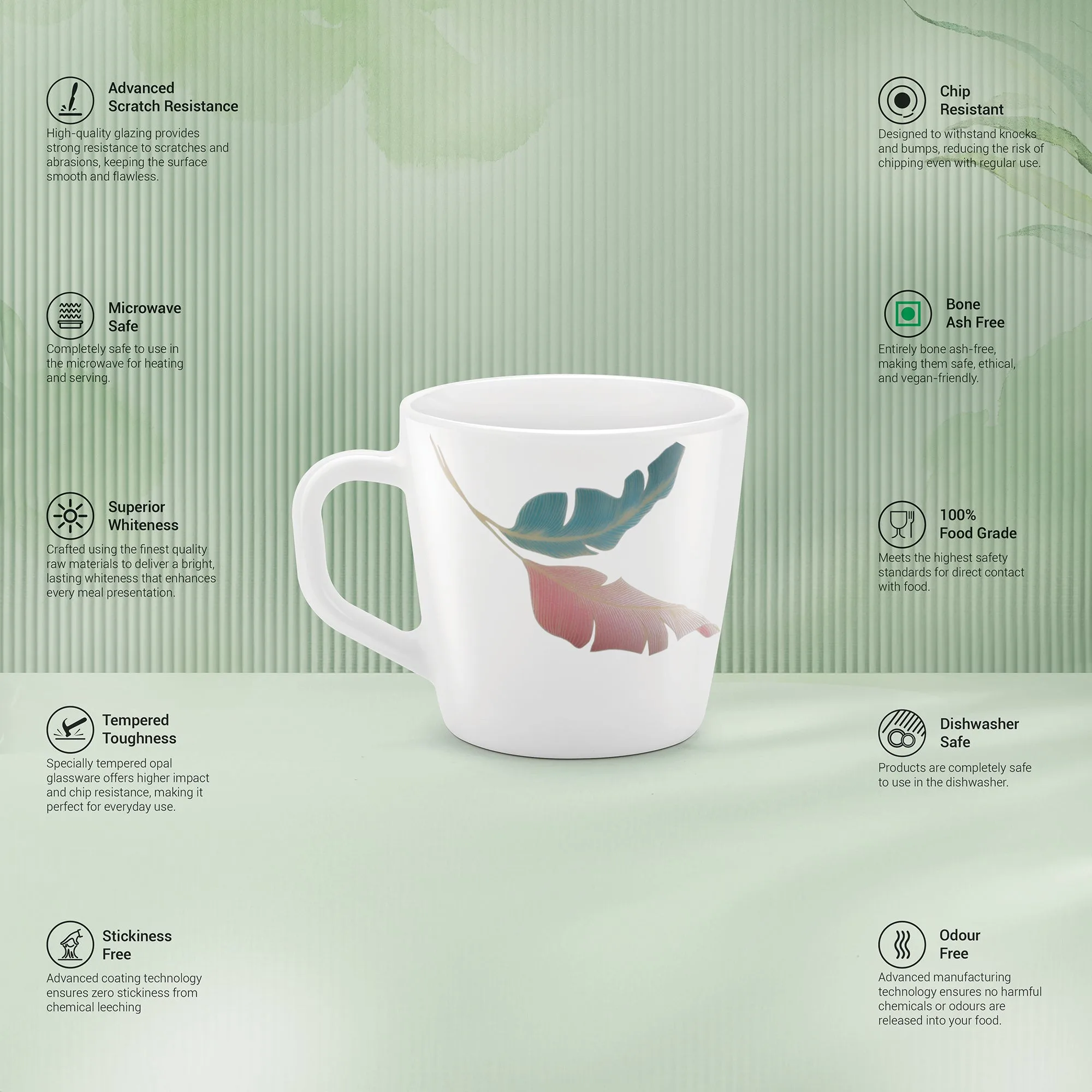 Carmine Cup Set - PALMA (Treo by Milton) - Image 6