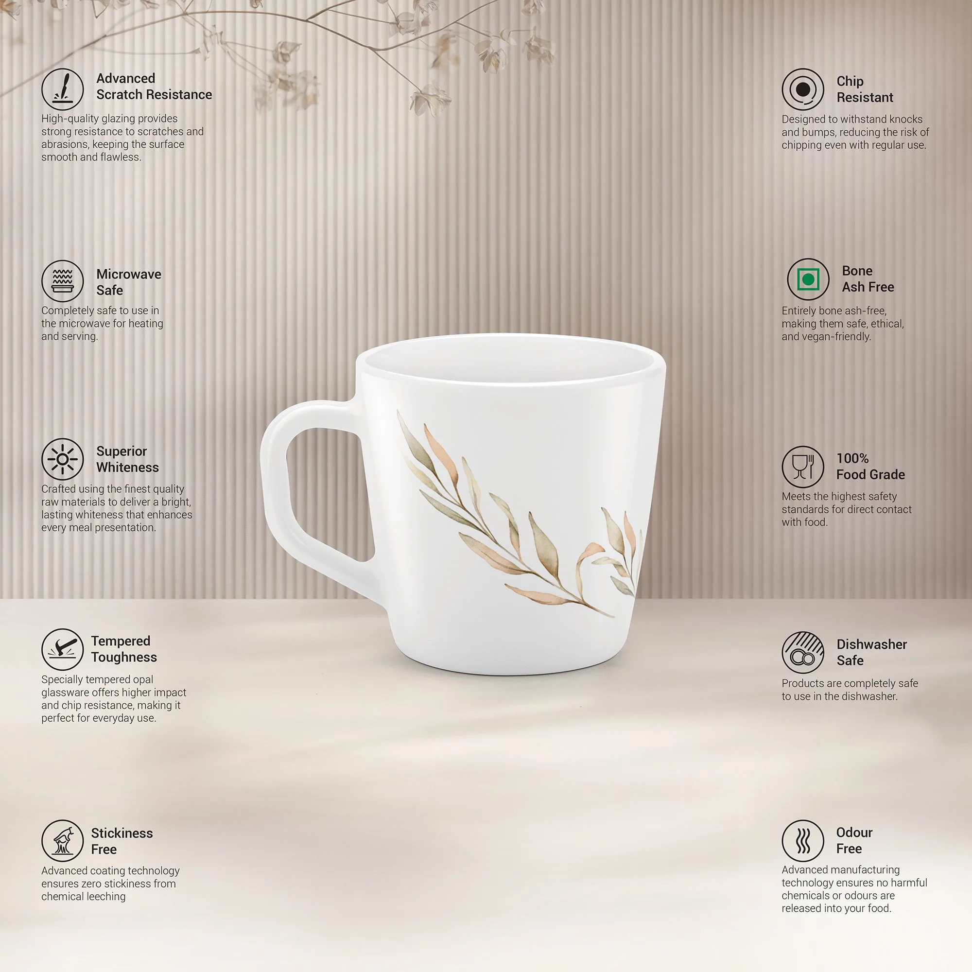 Carmine Cup Set - SELENE (Treo by Milton) - Image 6