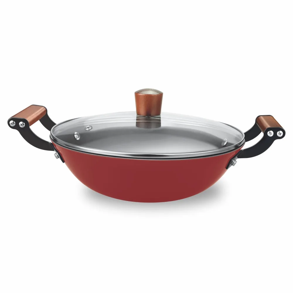 Cast Iron Kadai with Enamel Coating (Milton Procook)