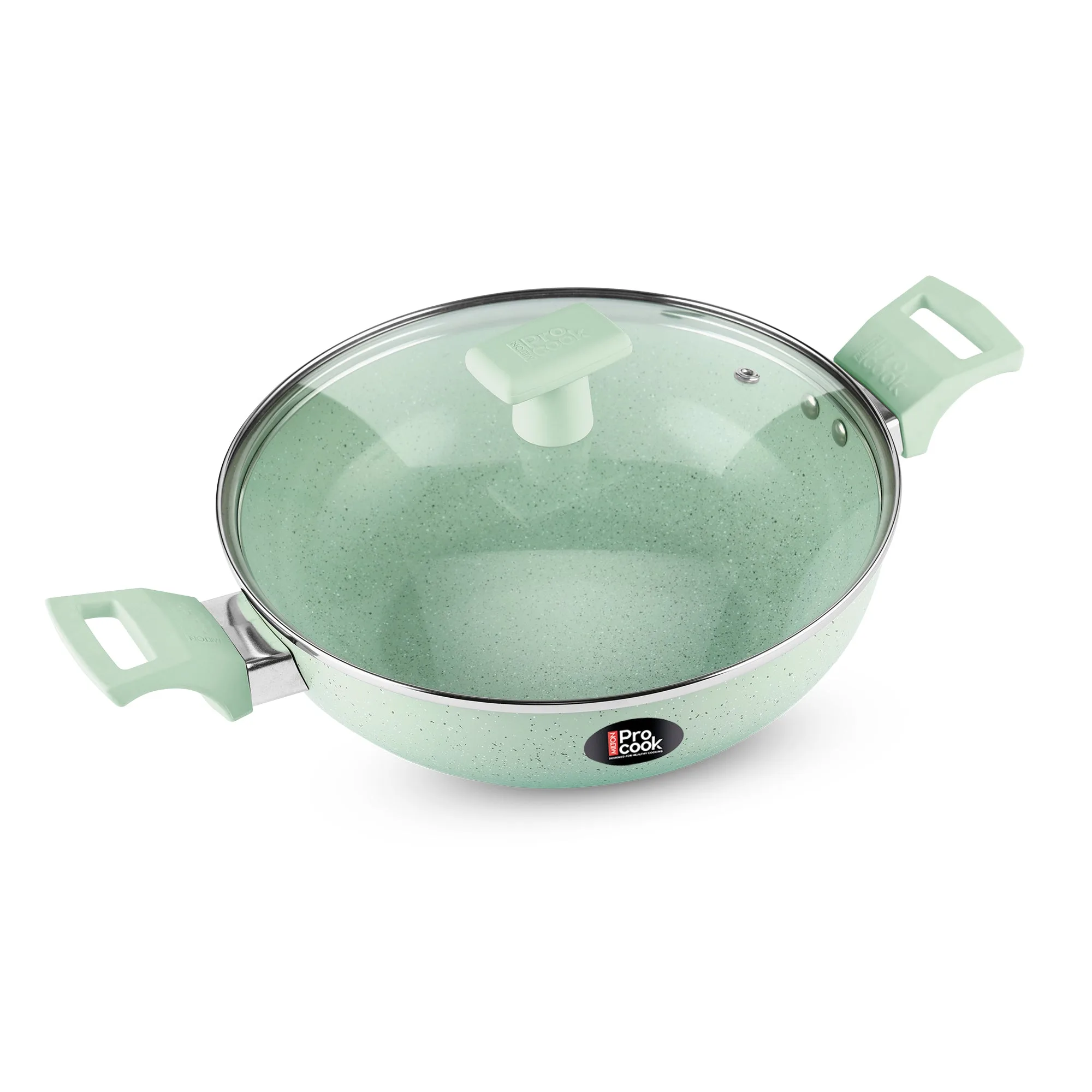 Ceramic Kadhai With Lid (Procook by Milton) - Image 3
