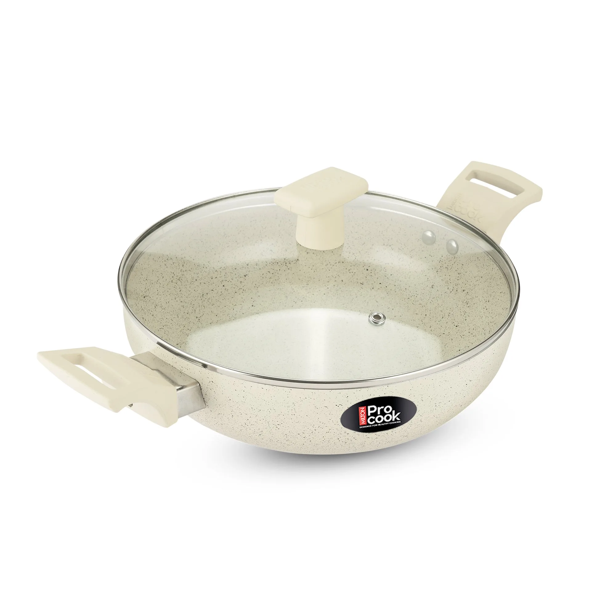 Ceramic Kadhai With Lid (Procook by Milton) - Image 5