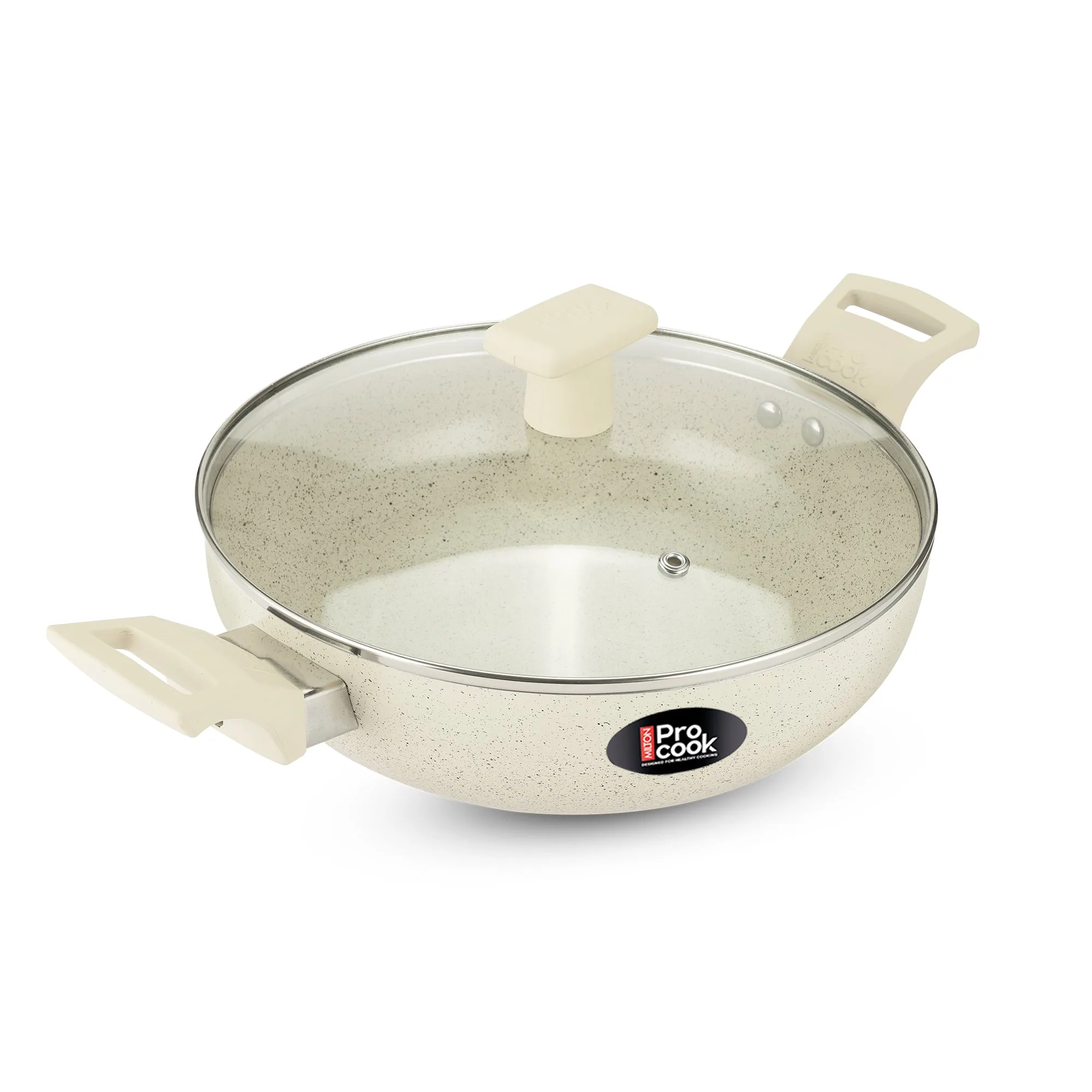 Ceramic Kadhai With Lid (Procook by Milton) - Image 6