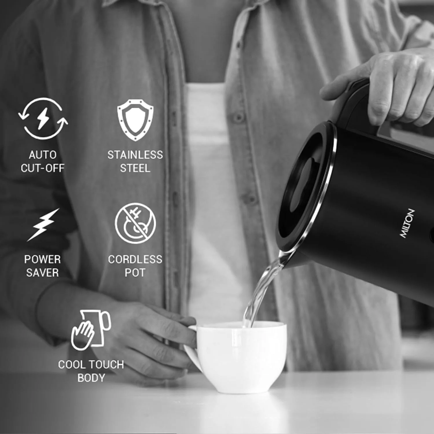 Companion Double Wall Electric Kettle (Milton) - Image 2