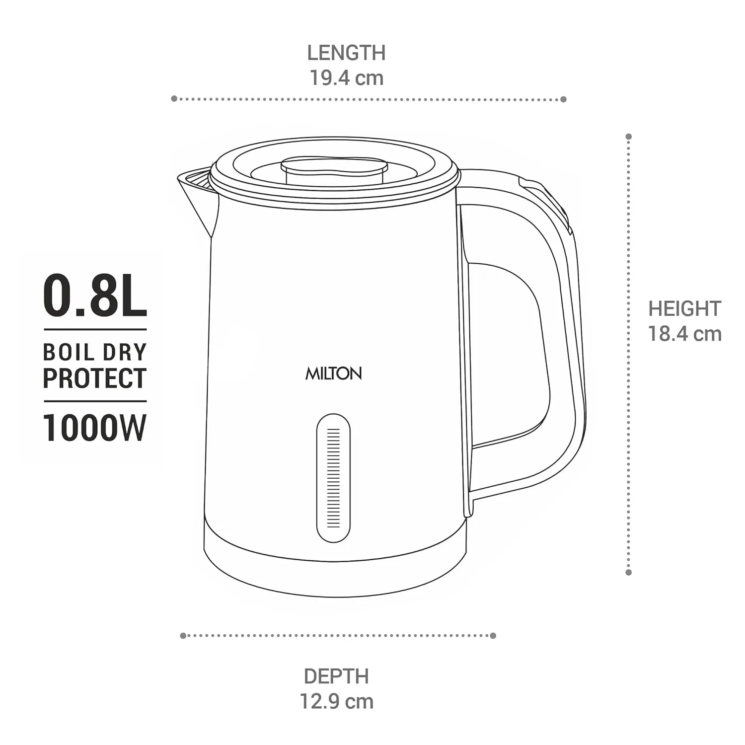 Companion Double Wall Electric Kettle (Milton) - Image 3