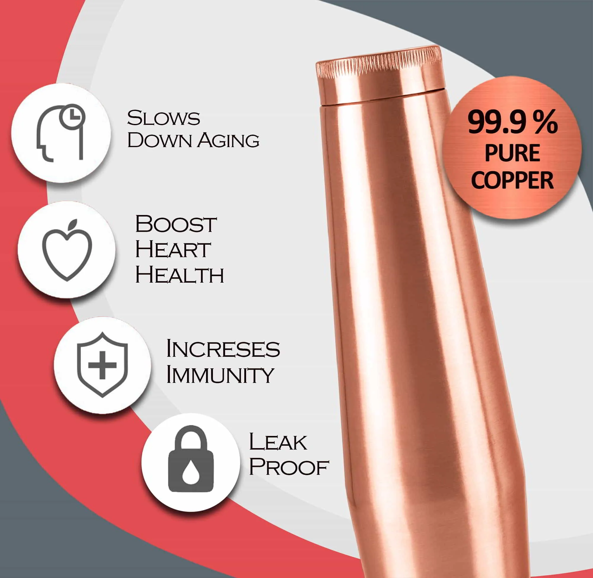Copper Crown Water Bottle (Milton) - Image 6
