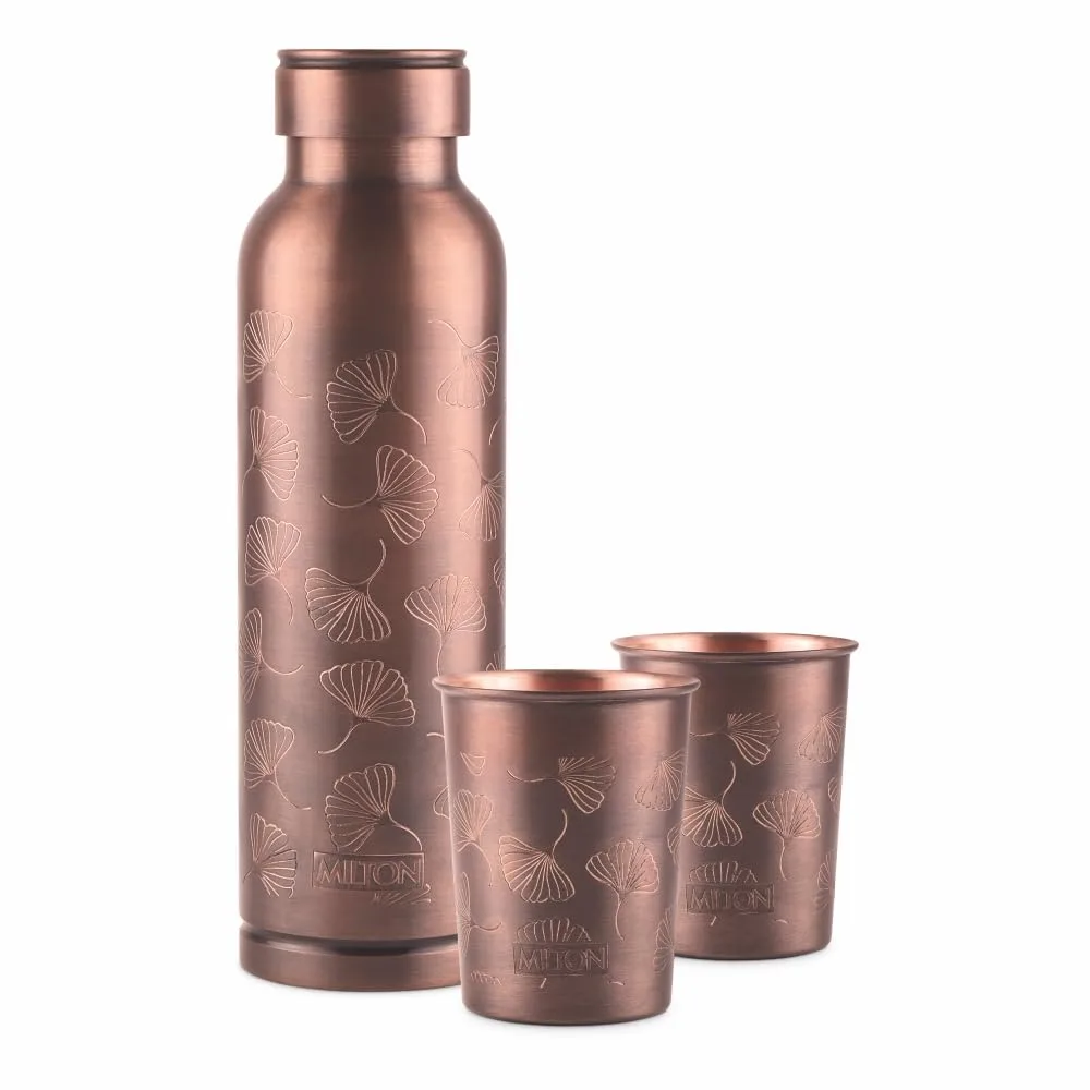 Copper Elegante Bottle Gift Set (Milton)
