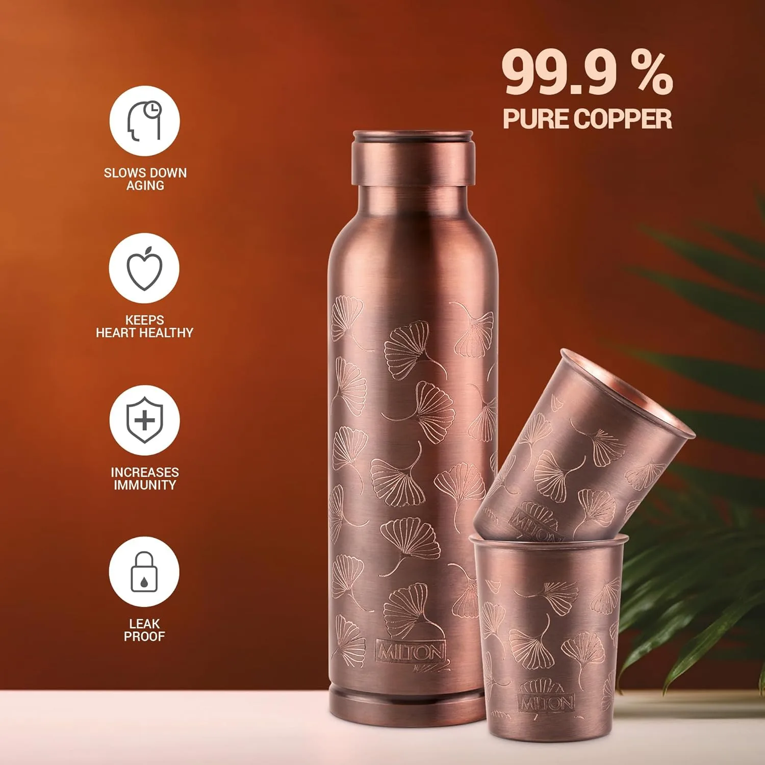 Copper Elegante Bottle Gift Set (Milton) - Image 5