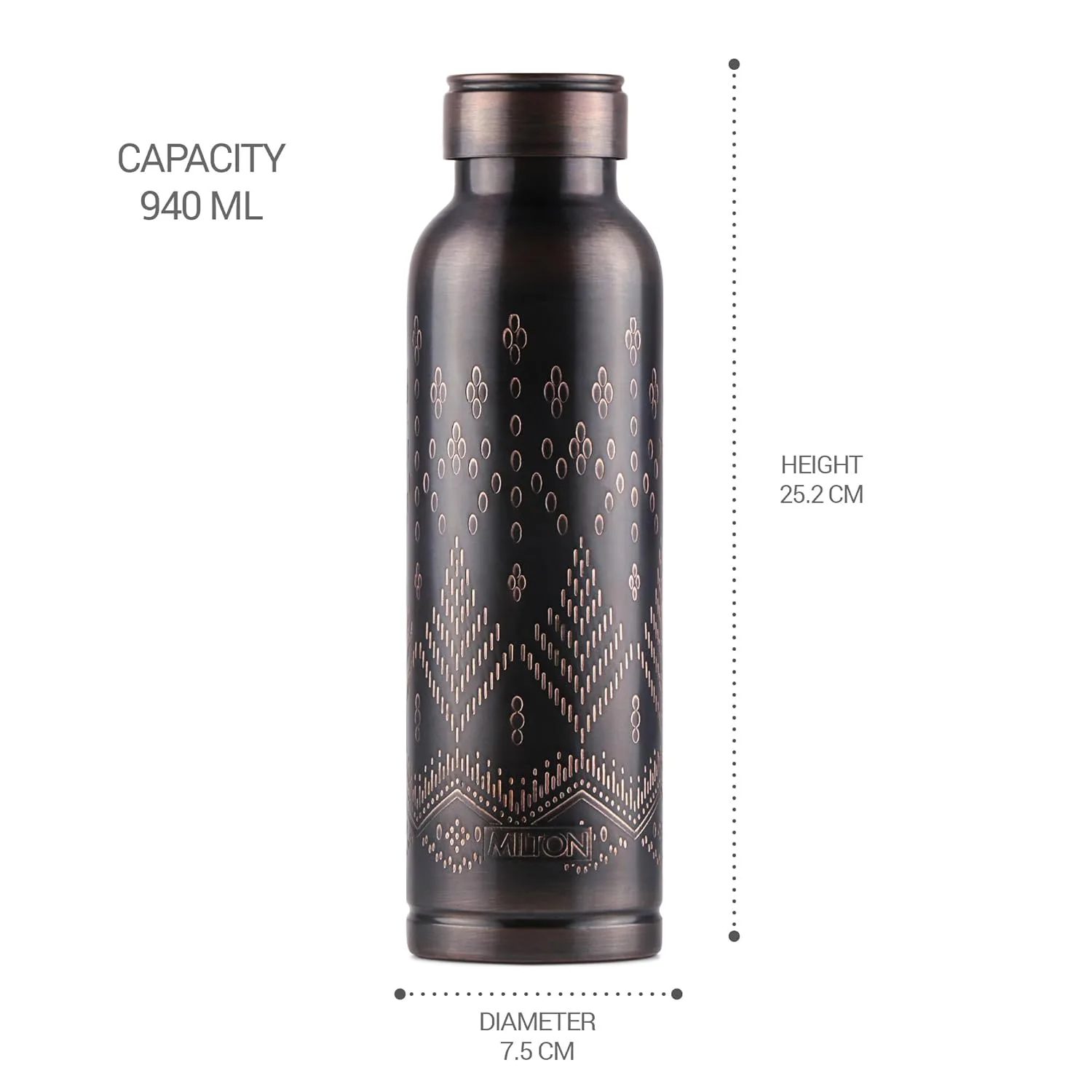 Copper Swasth Design Bottle (Milton) - Image 9