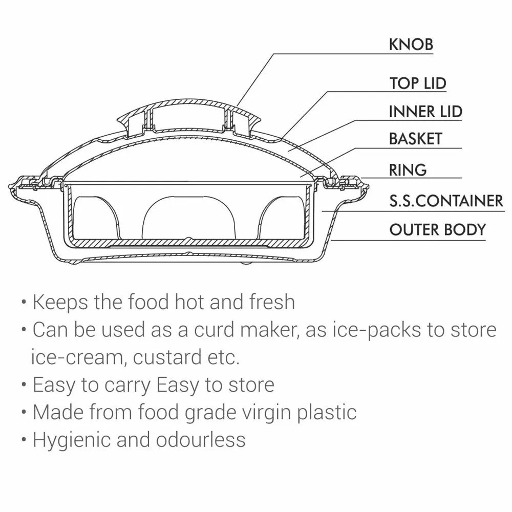 Crisp Deluxe Stainless Steel Casserole (Milton) - Image 10