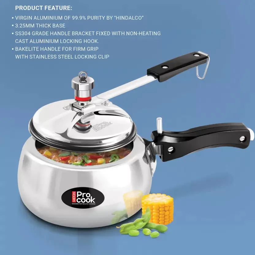 Curve Aluminium Pressure Cooker Inner Lid (Milton Procook) - Image 12