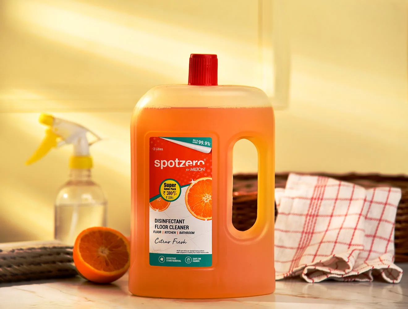 Disinfectant Floor Cleaner (Spotzero by Milton)