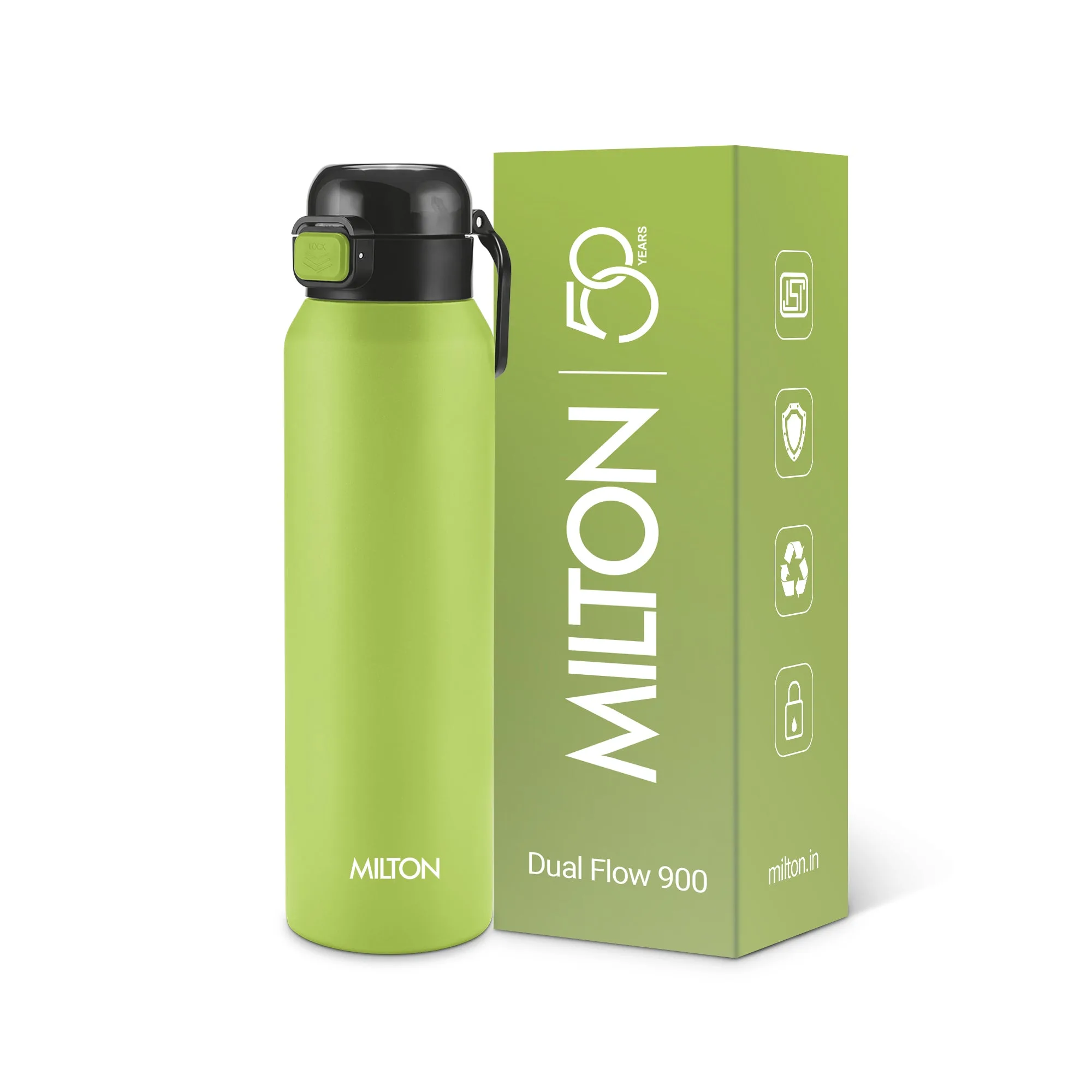 Dual Flow Thermosteel Water Bottle (Milton) - Image 11