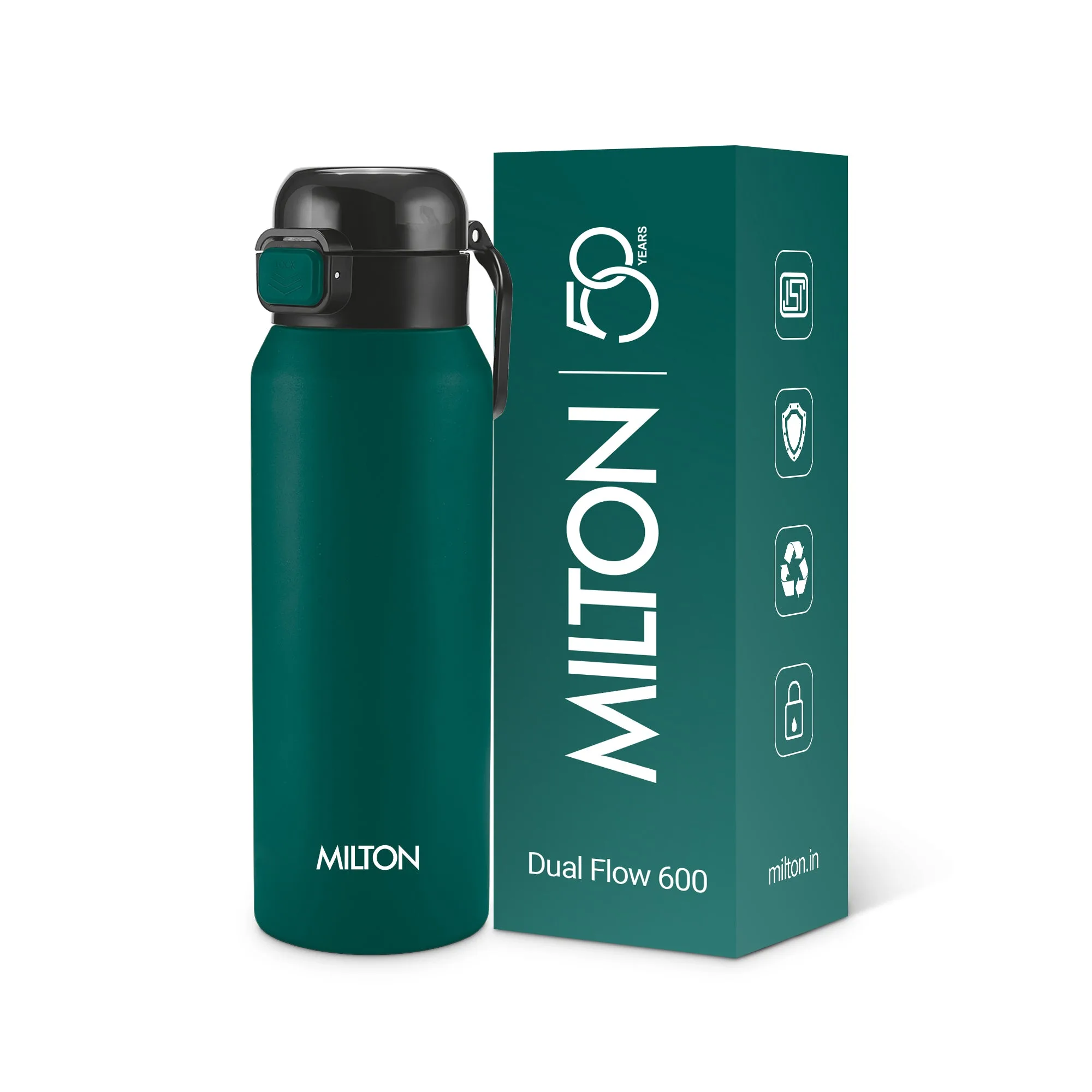 Dual Flow Thermosteel Water Bottle (Milton) - Image 13