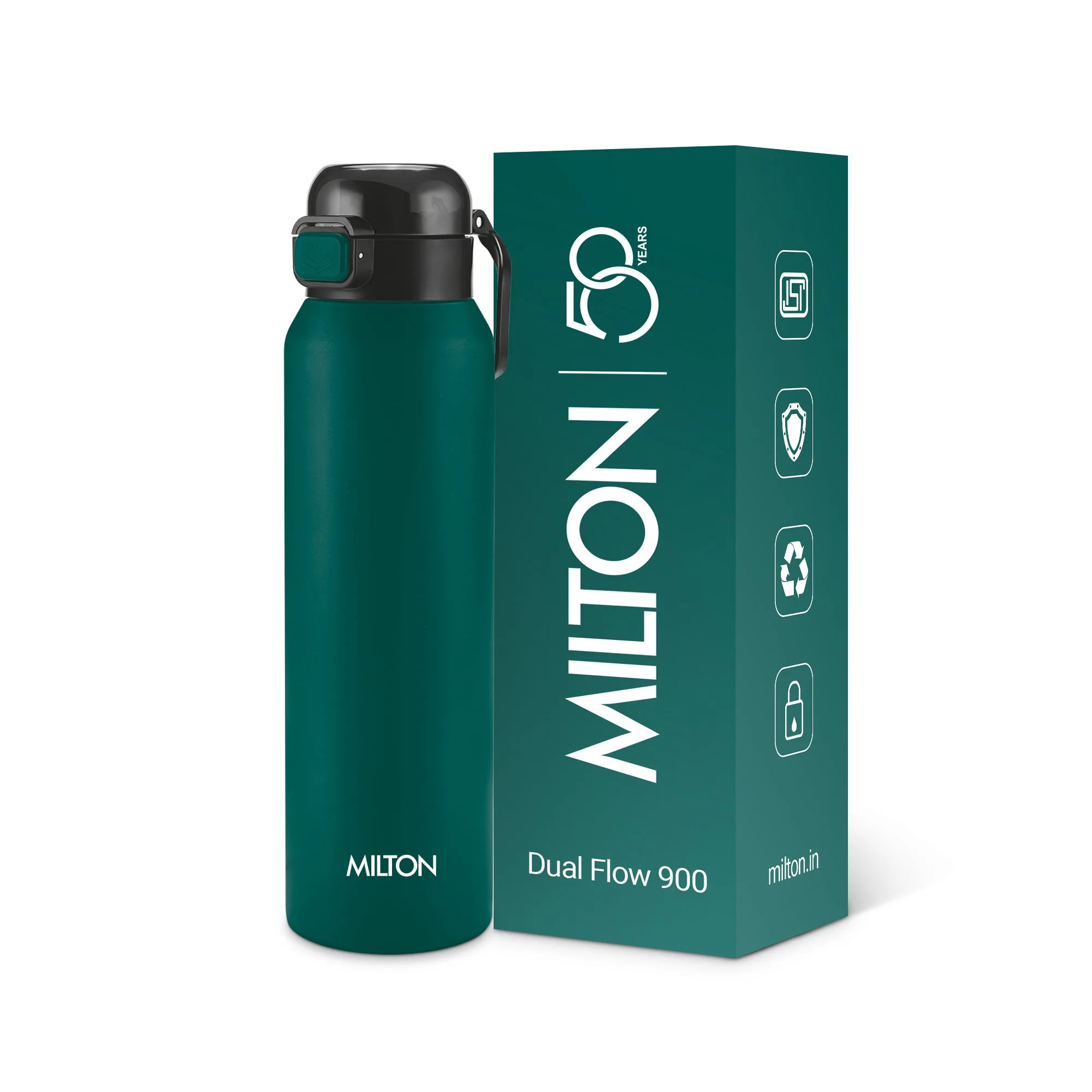 Dual Flow Thermosteel Water Bottle (Milton) - Image 15