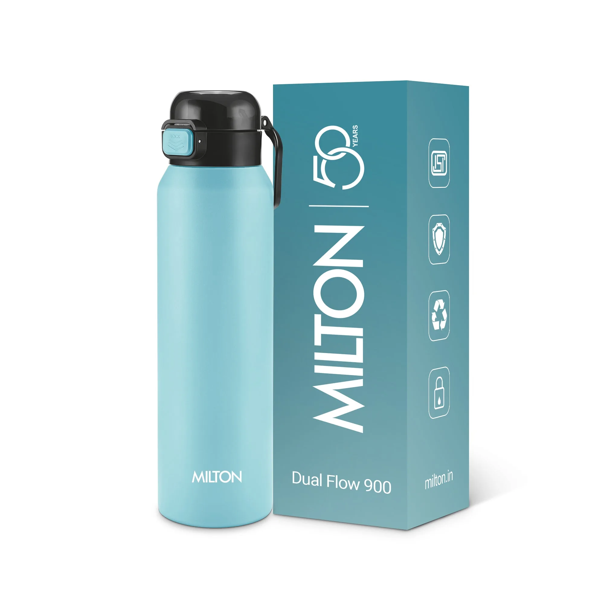 Dual Flow Thermosteel Water Bottle (Milton) - Image 20