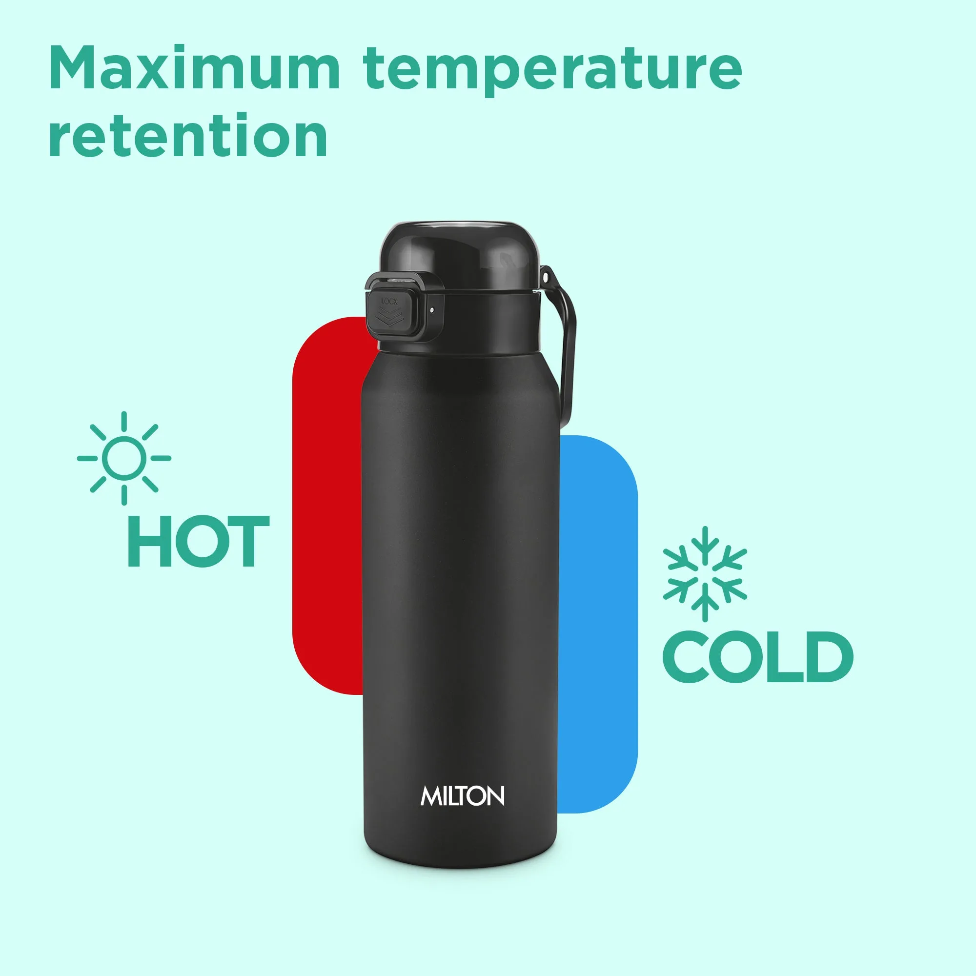 Dual Flow Thermosteel Water Bottle (Milton) - Image 22