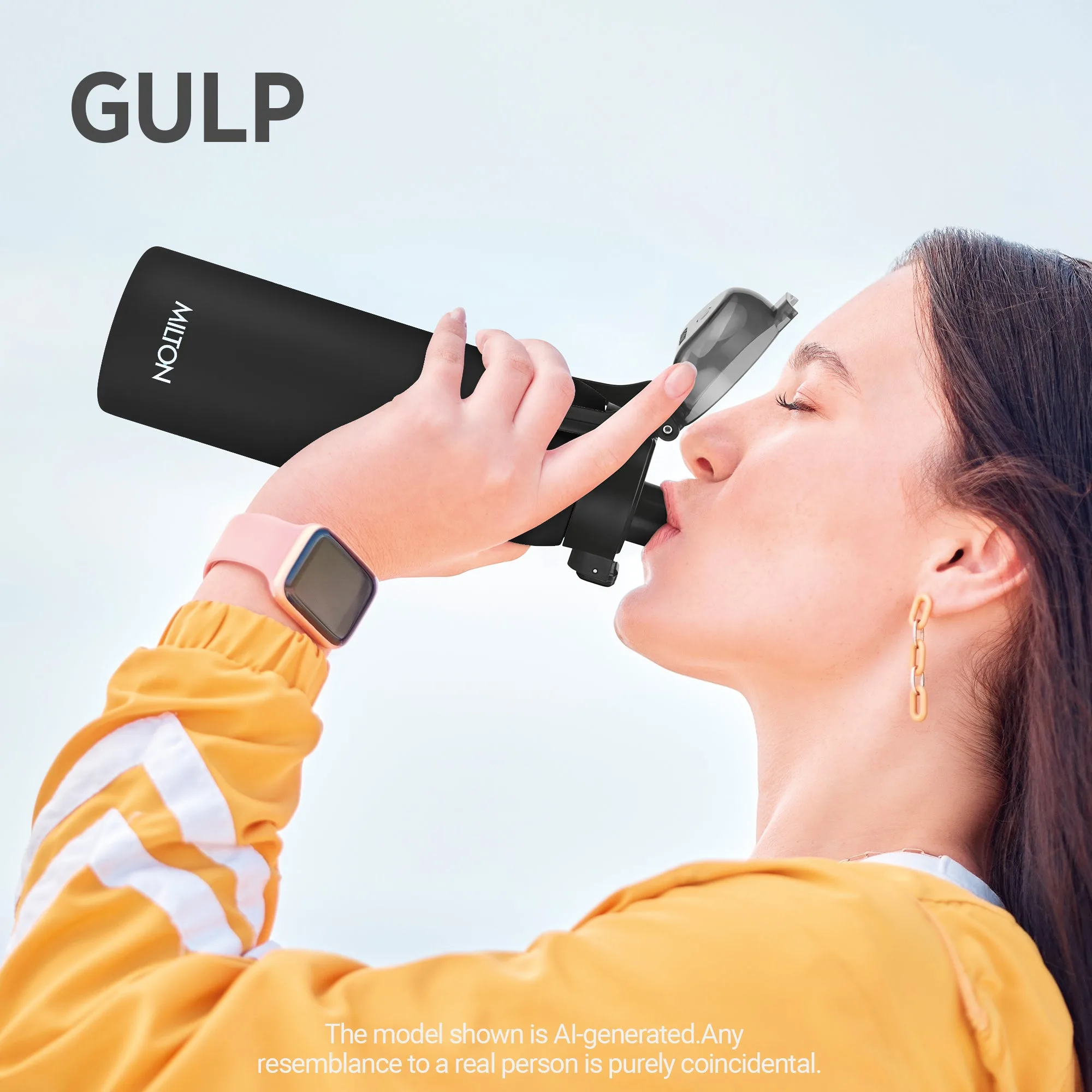Dual Flow Thermosteel Water Bottle (Milton) - Image 26