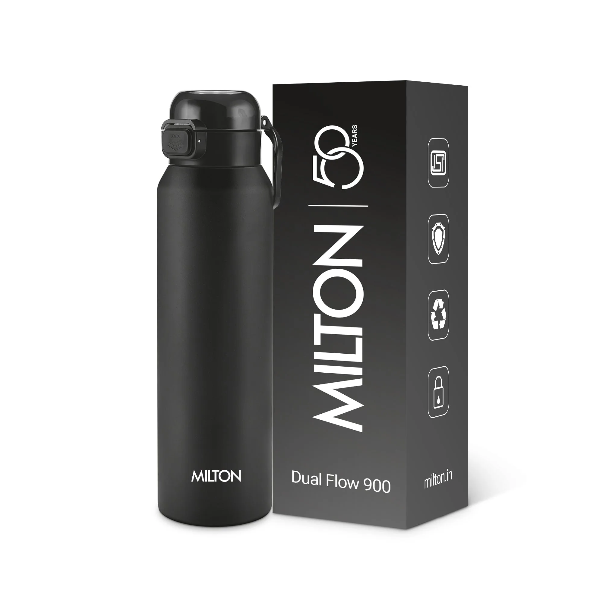 Dual Flow Thermosteel Water Bottle (Milton) - Image 28