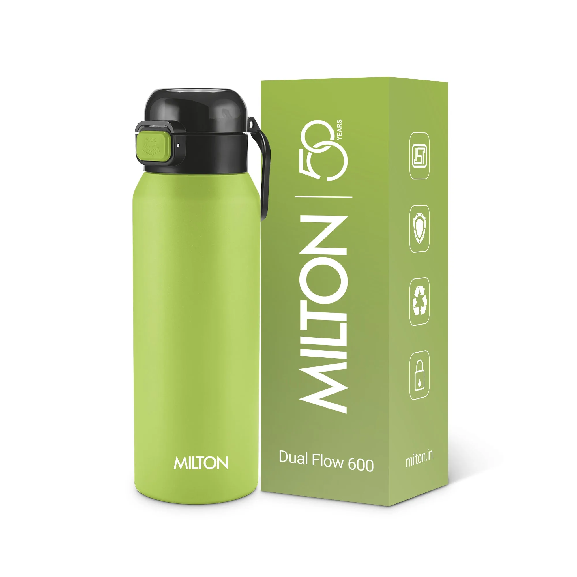 Dual Flow Thermosteel Water Bottle (Milton) - Image 9