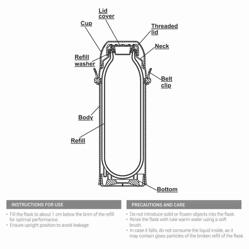 Eiffel Insulated Flask (Milton) - Image 8
