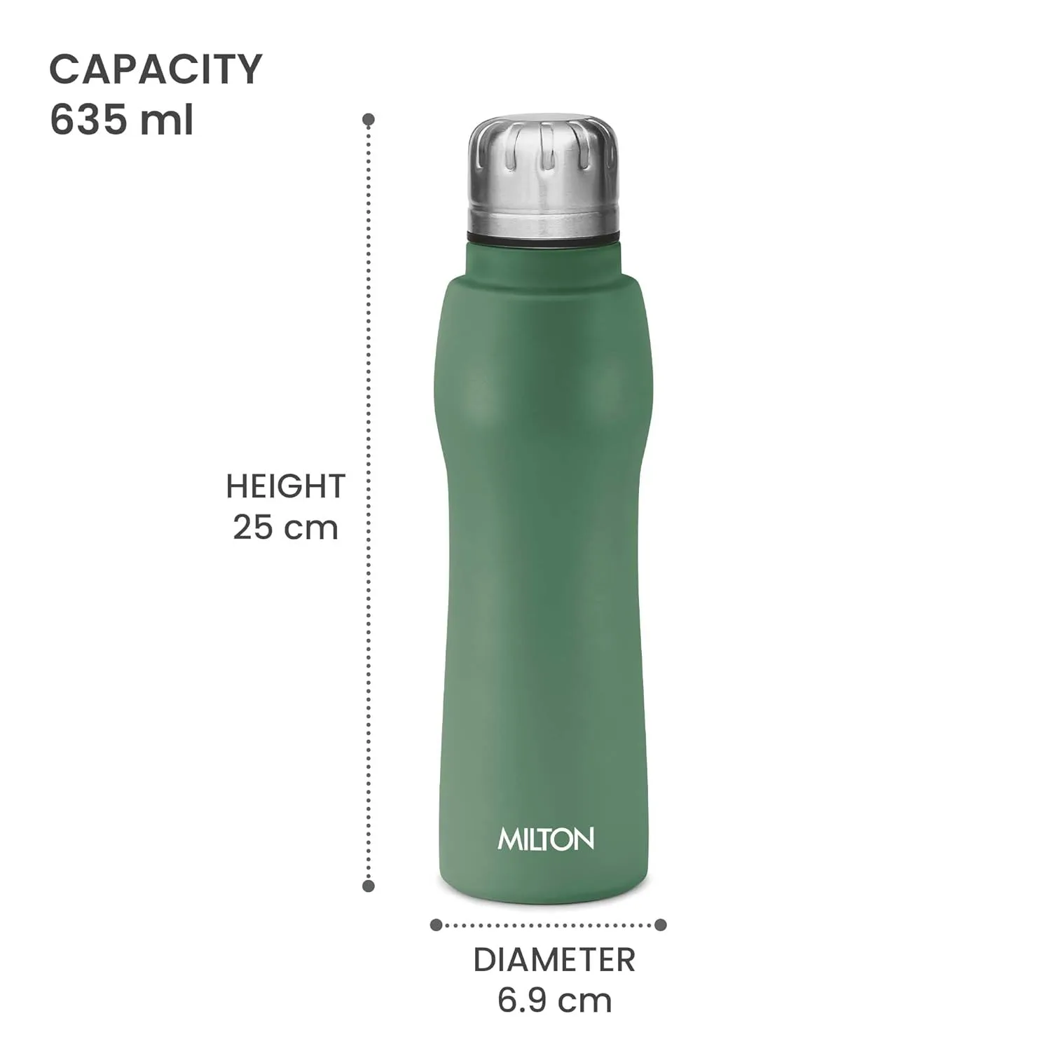 Elate Stainless Steel Bottle (Milton) - Image 3
